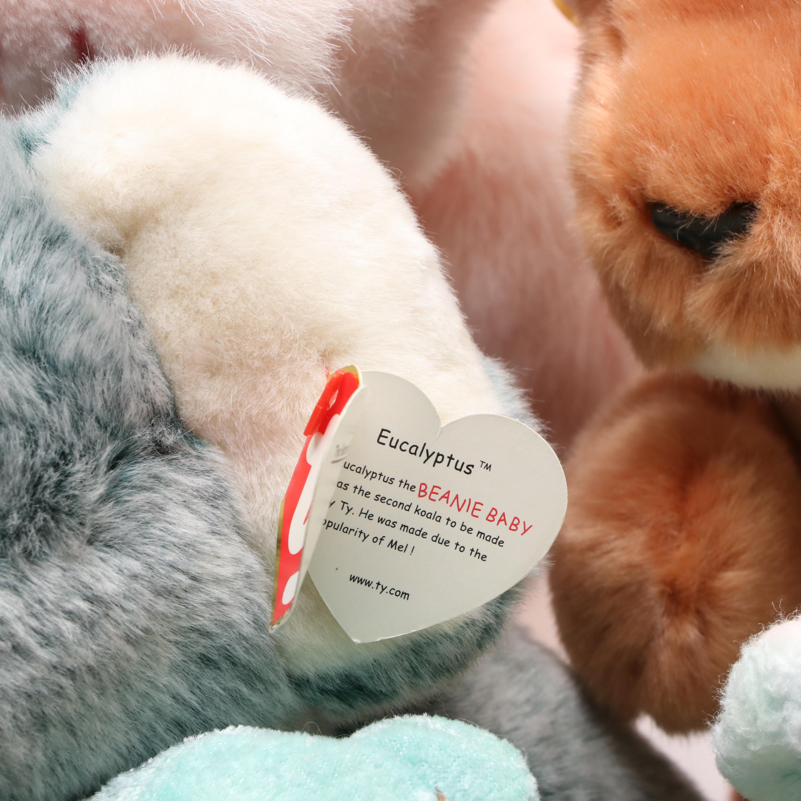 Russ, Ty and Other Stuffed Animals Including "Pikachu" and More