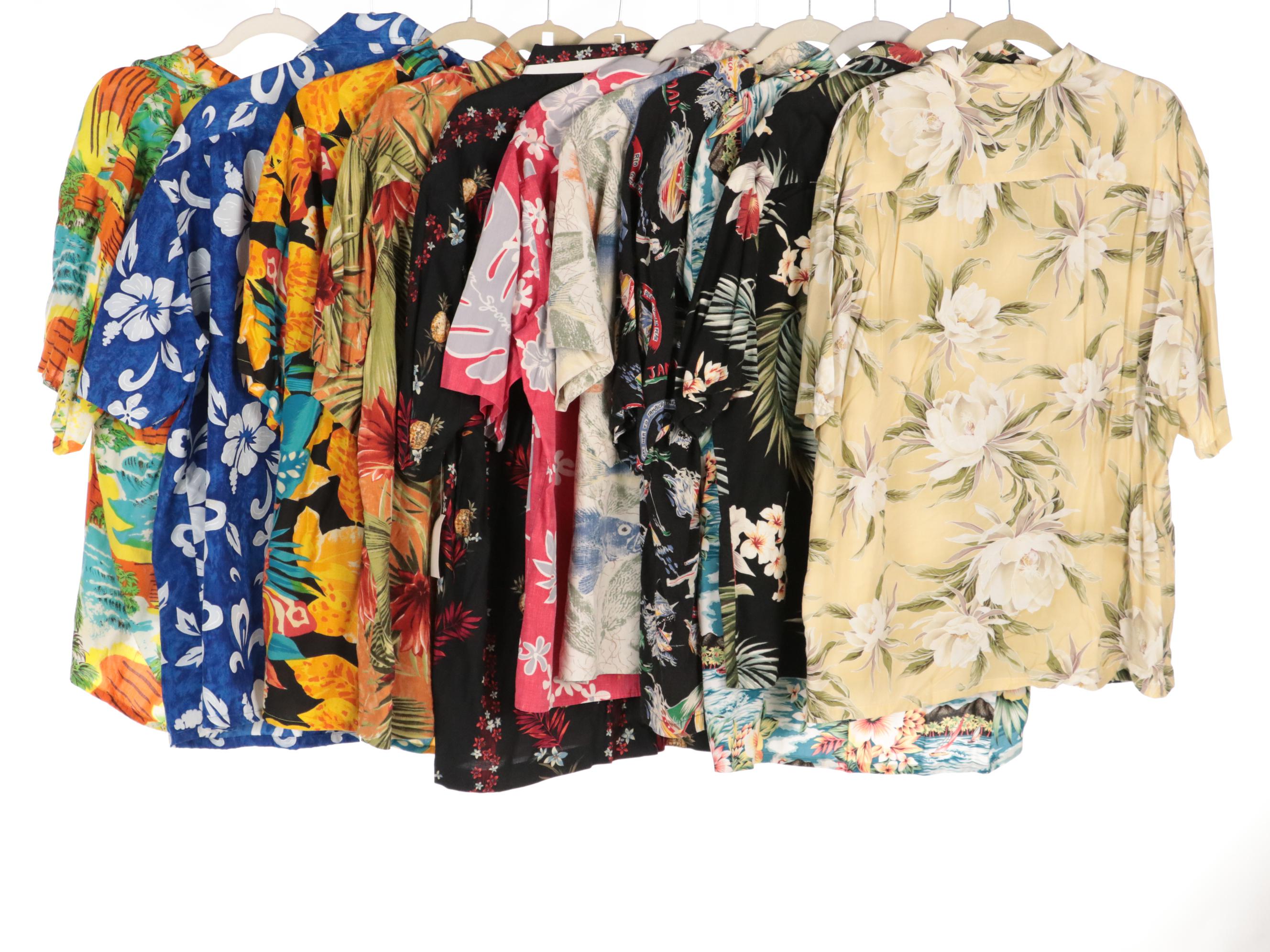 Men's Patterned Button-Ups Including Reyn Spooner, Roundy Bay, Iolani and More