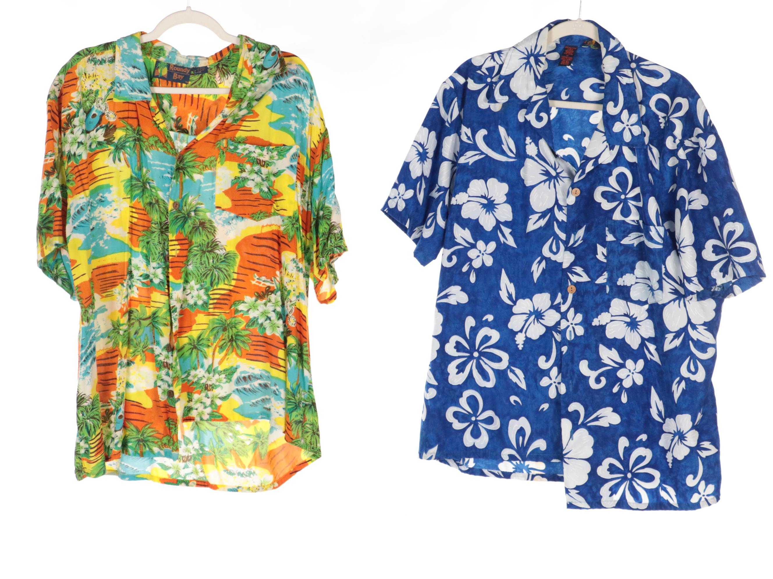 Men's Patterned Button-Ups Including Reyn Spooner, Roundy Bay, Iolani and More