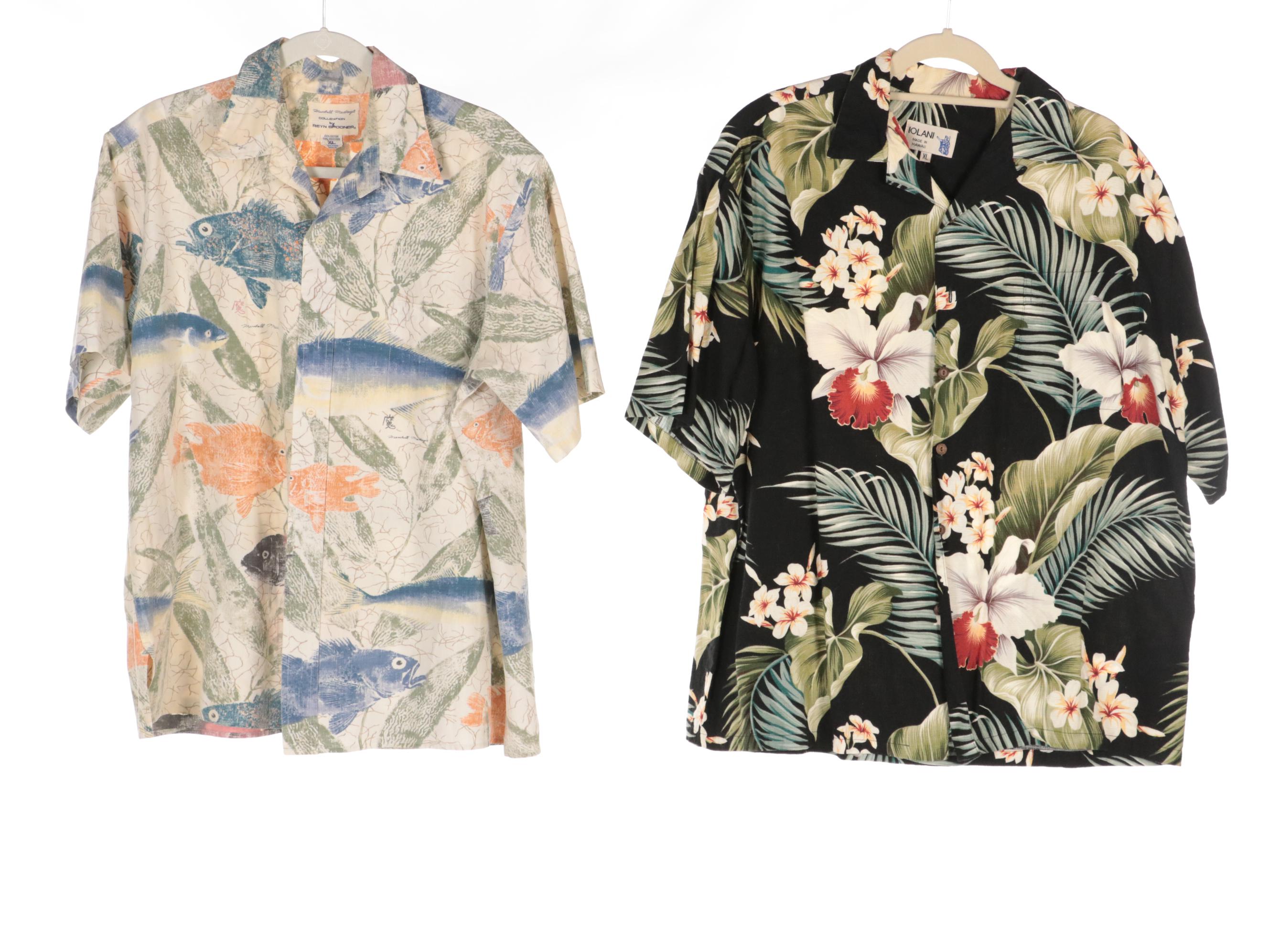 Men's Patterned Button-Ups Including Reyn Spooner, Roundy Bay, Iolani and More