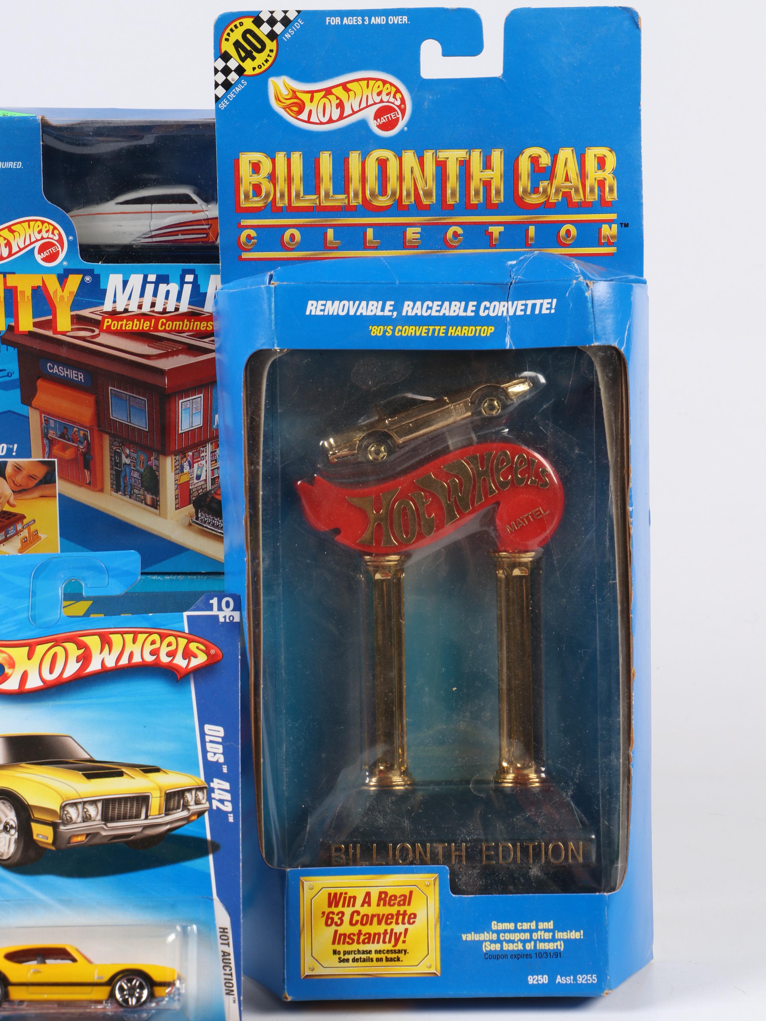 Hot Wheels "Shell Gas Station", "'66 Batmobile" and More