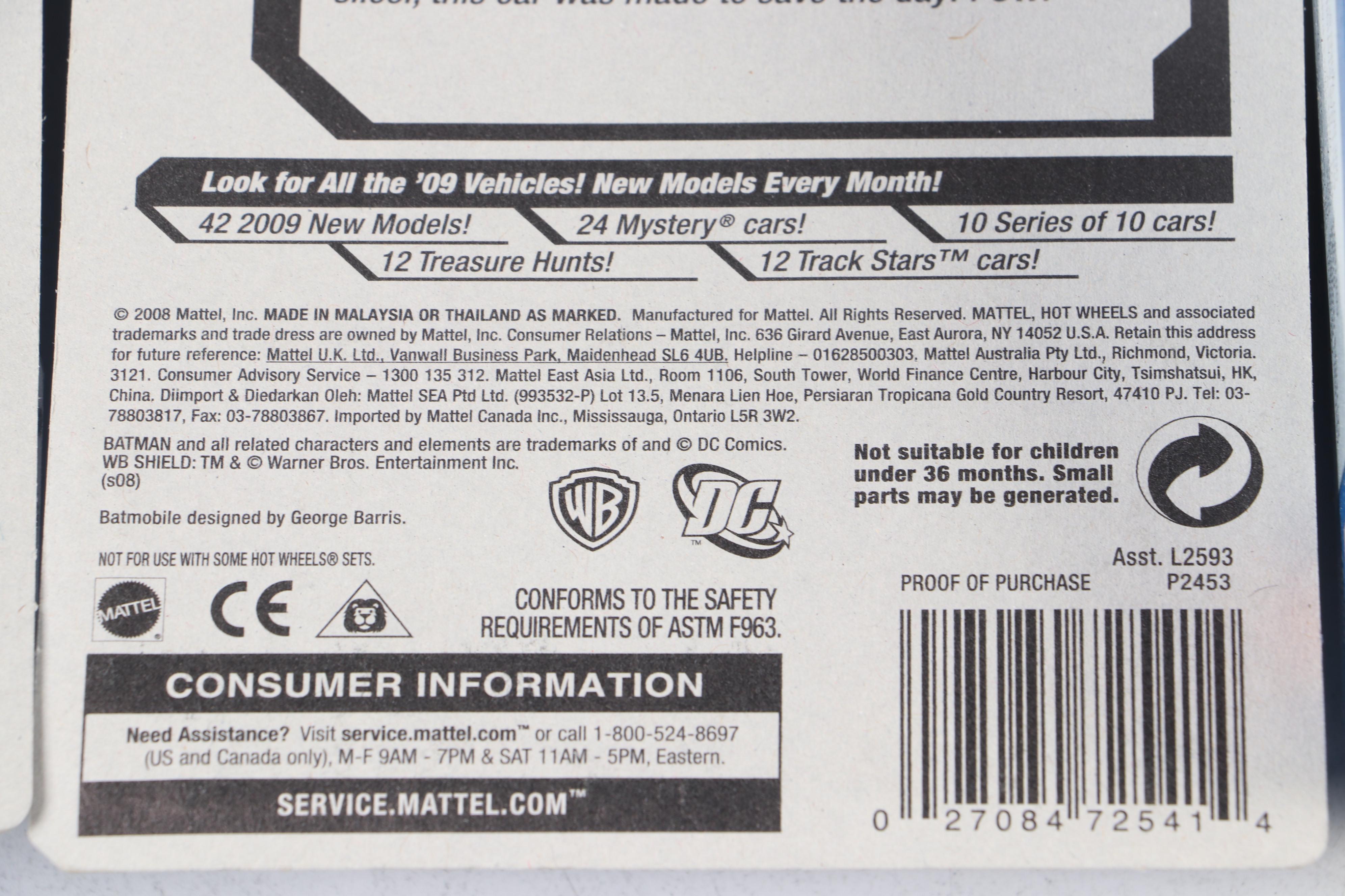 Hot Wheels "Shell Gas Station", "'66 Batmobile" and More