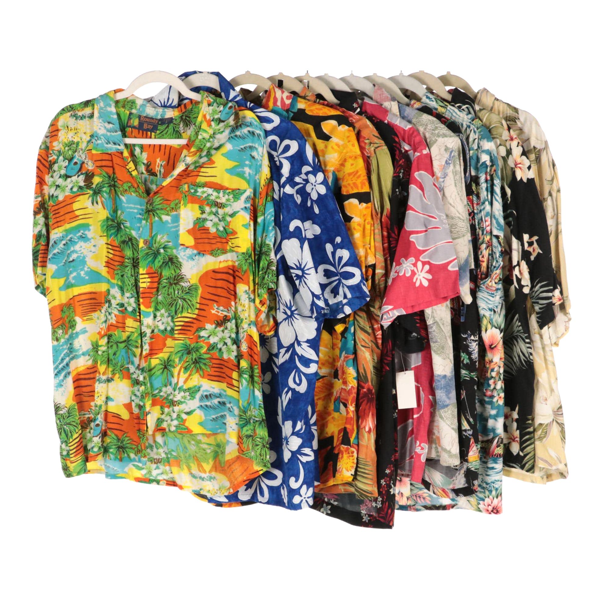 Men's Patterned Button-Ups Including Reyn Spooner, Roundy Bay, Iolani and More