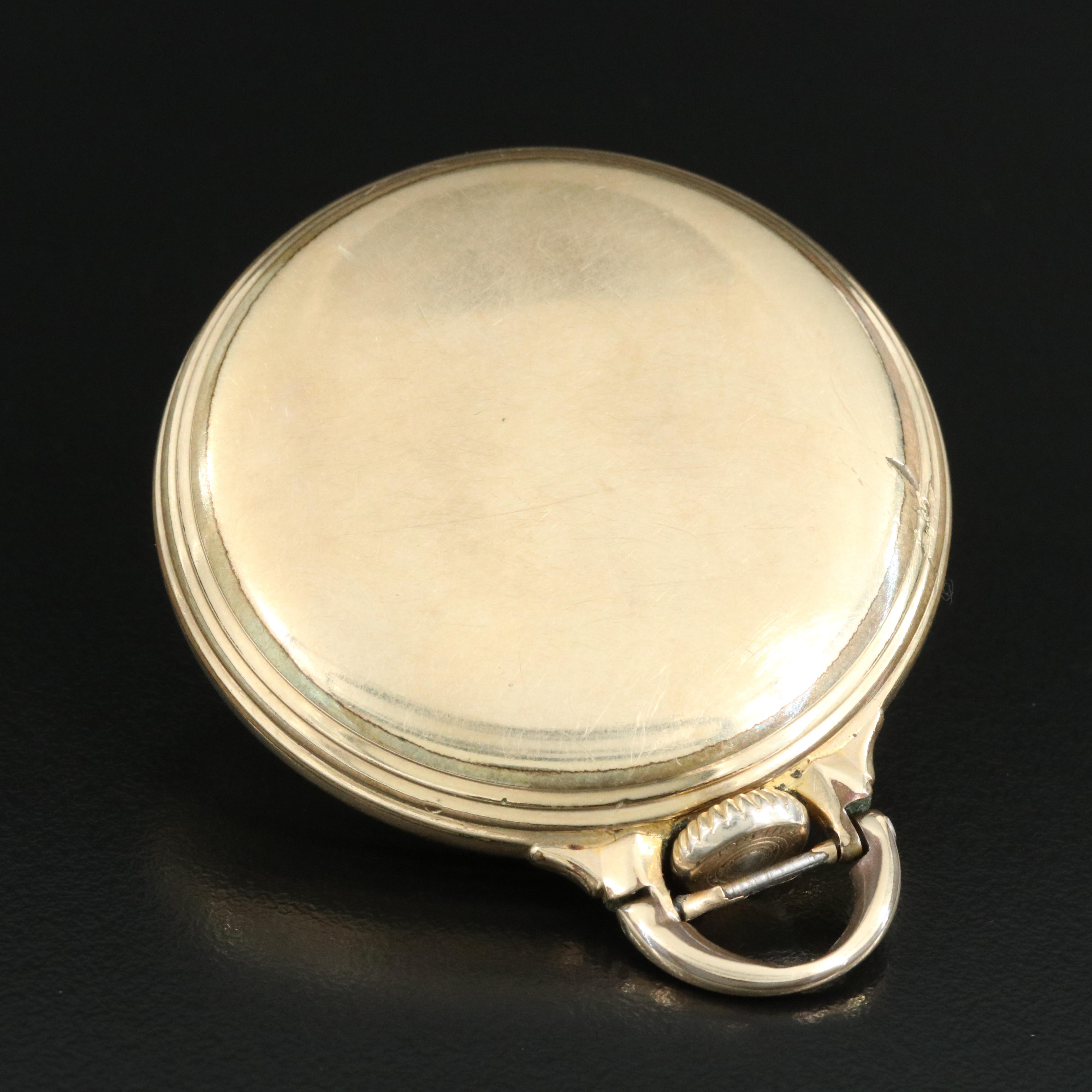 1930s Hamilton Open Face Railroad Grade Pocket Watch