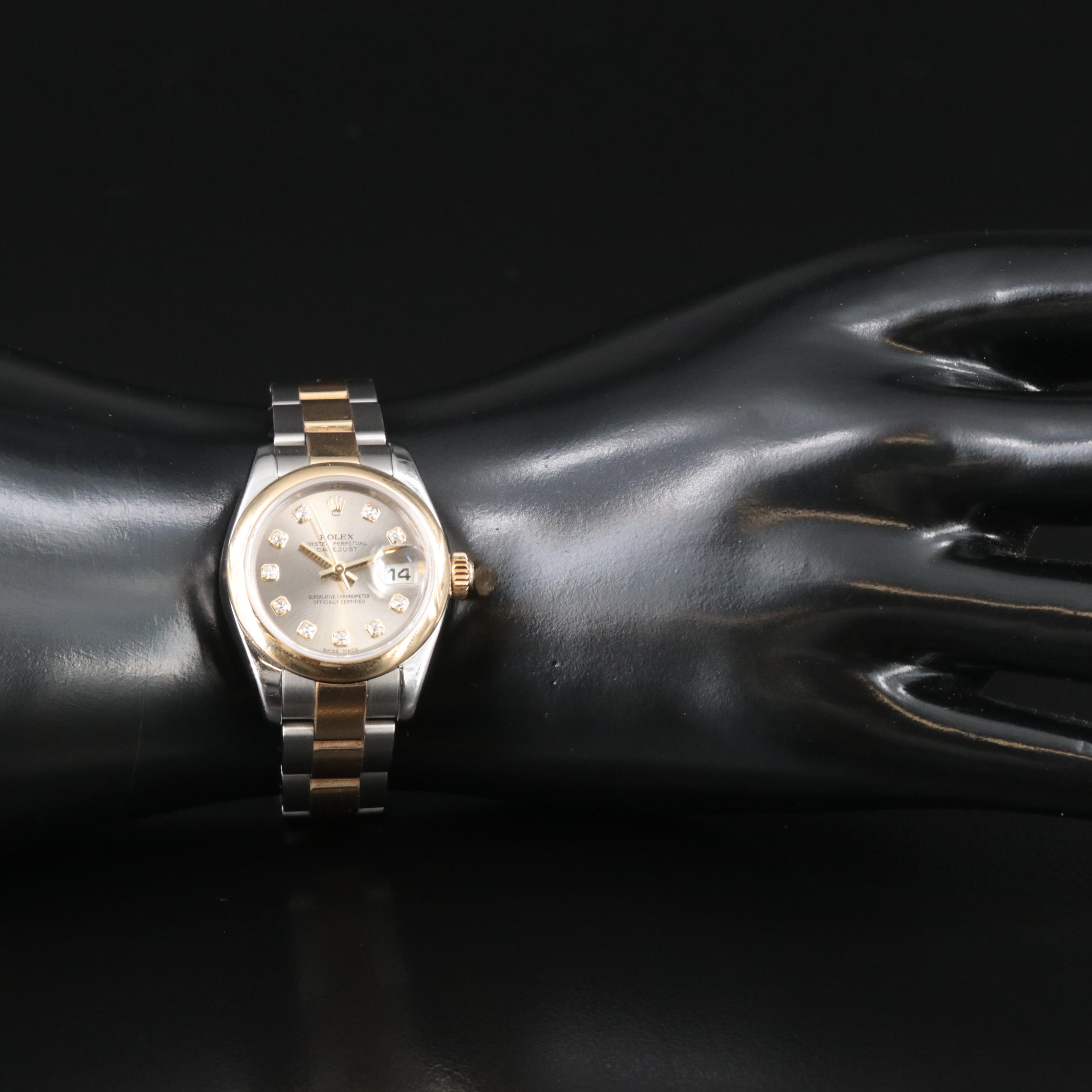 2005 Rolex Factory Diamond Dial Datejust