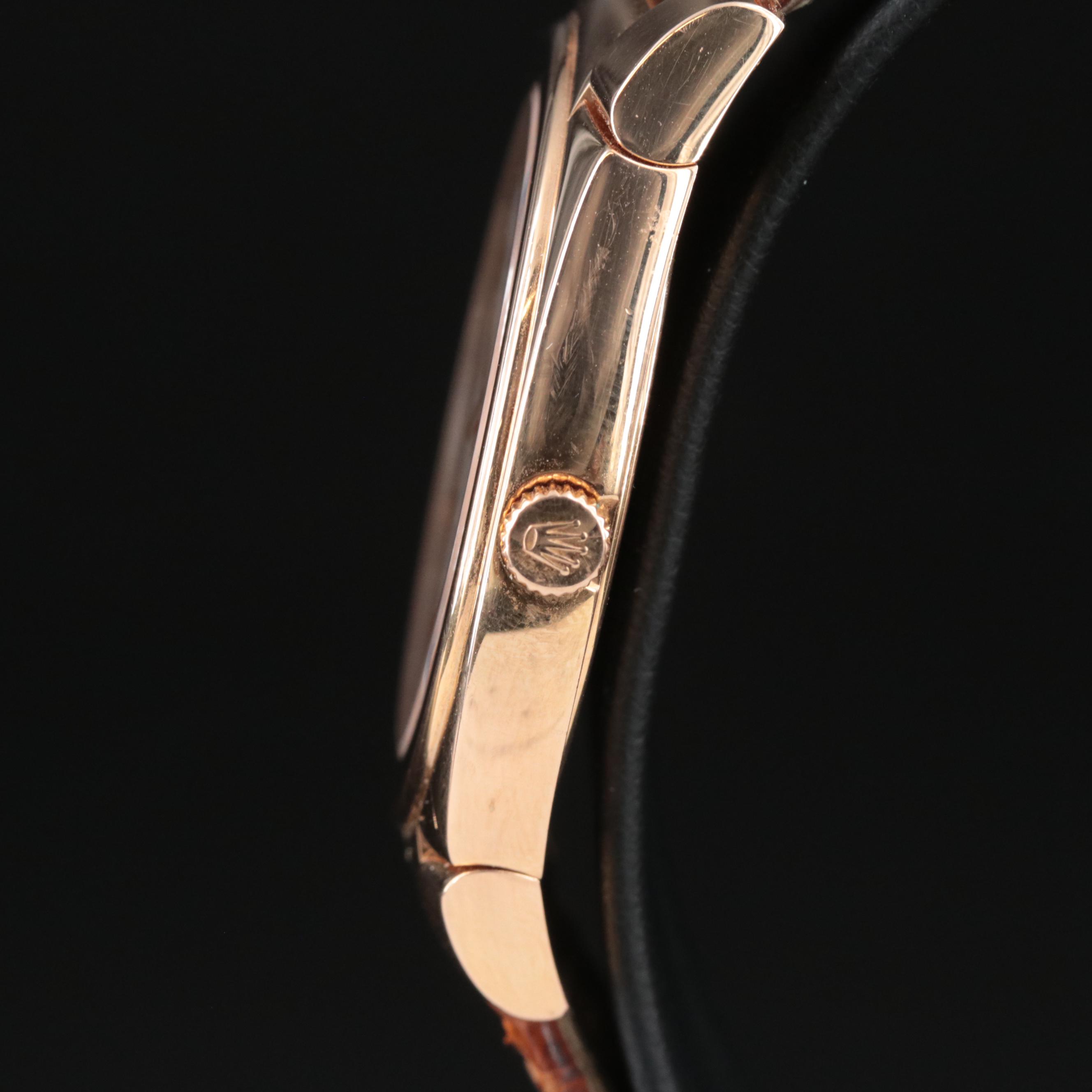 1990s 18K Rolex Cellini Stem Wind Watch
