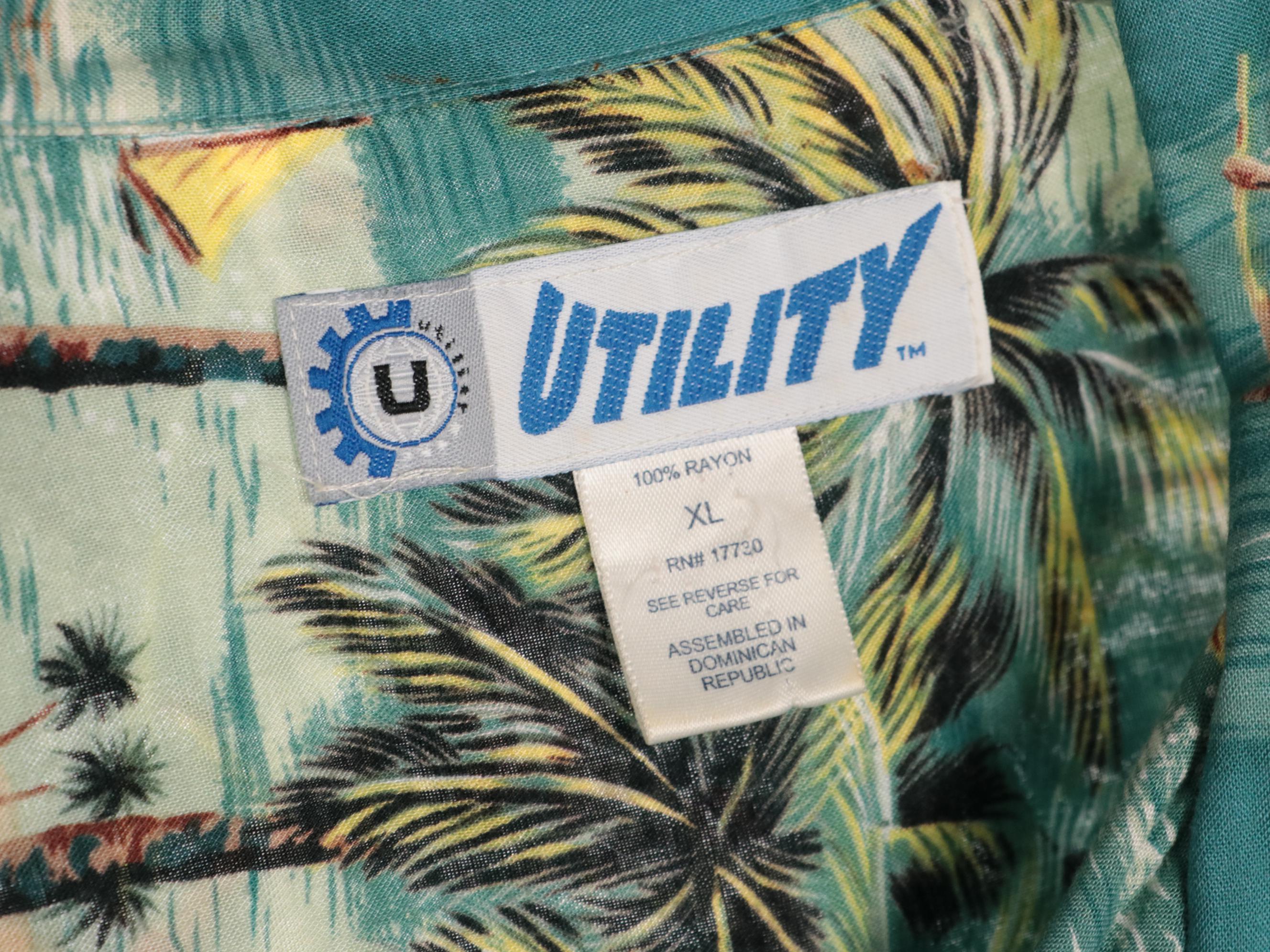 Men's Printed and Hawaiian Style Button-Up Shirts