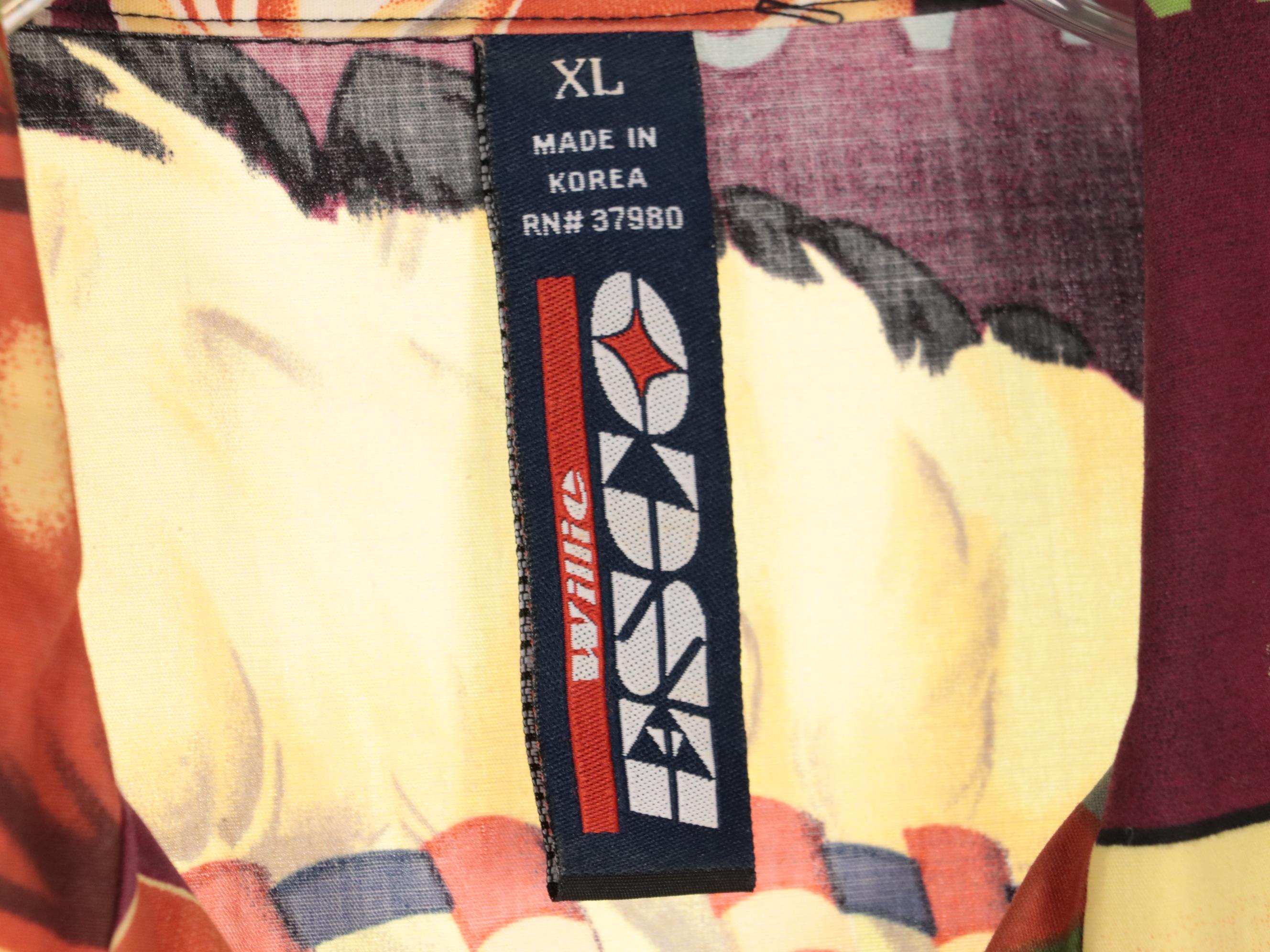 Men's Printed and Hawaiian Style Button-Up Shirts