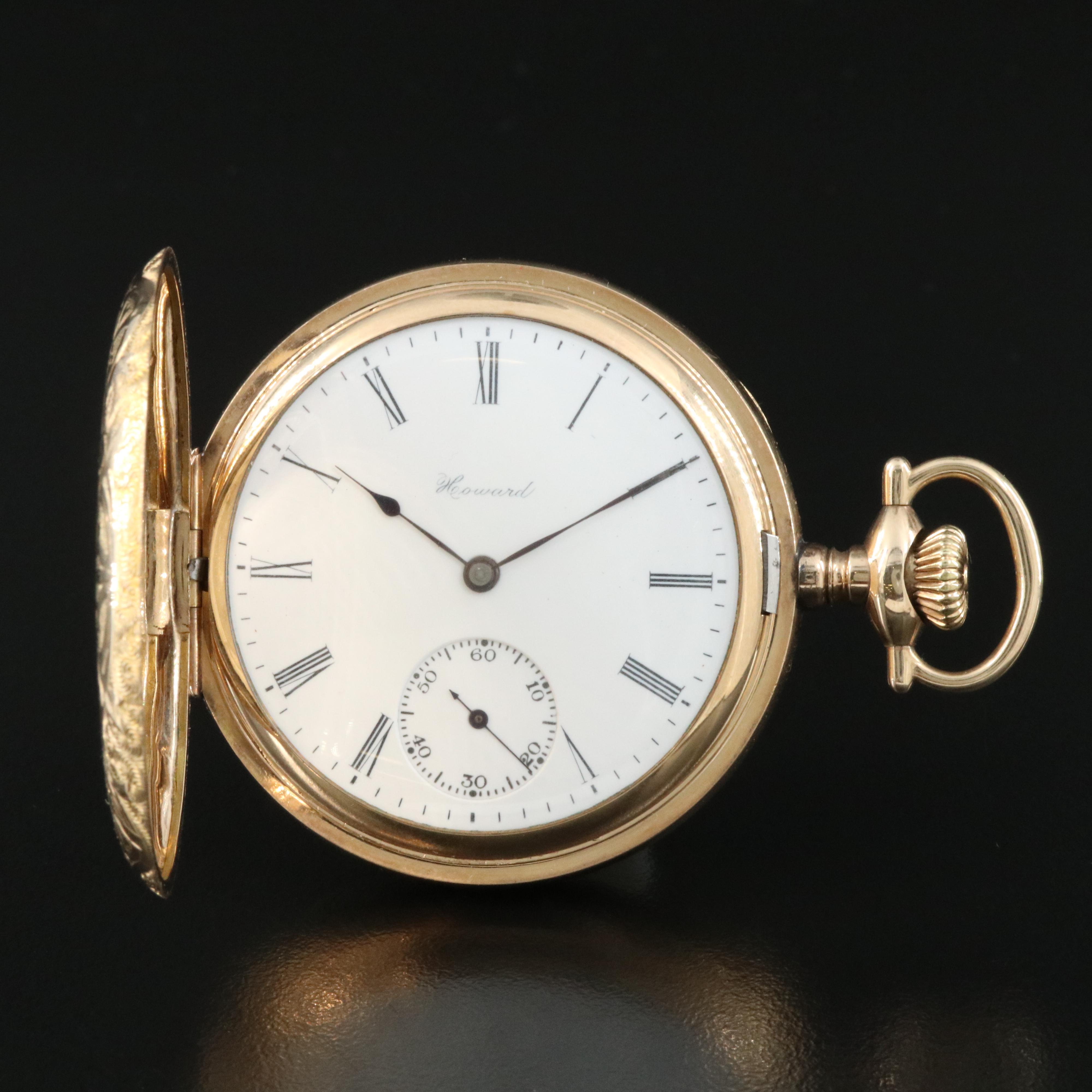 1909 E. Howard Hunting Case Pocket Watch