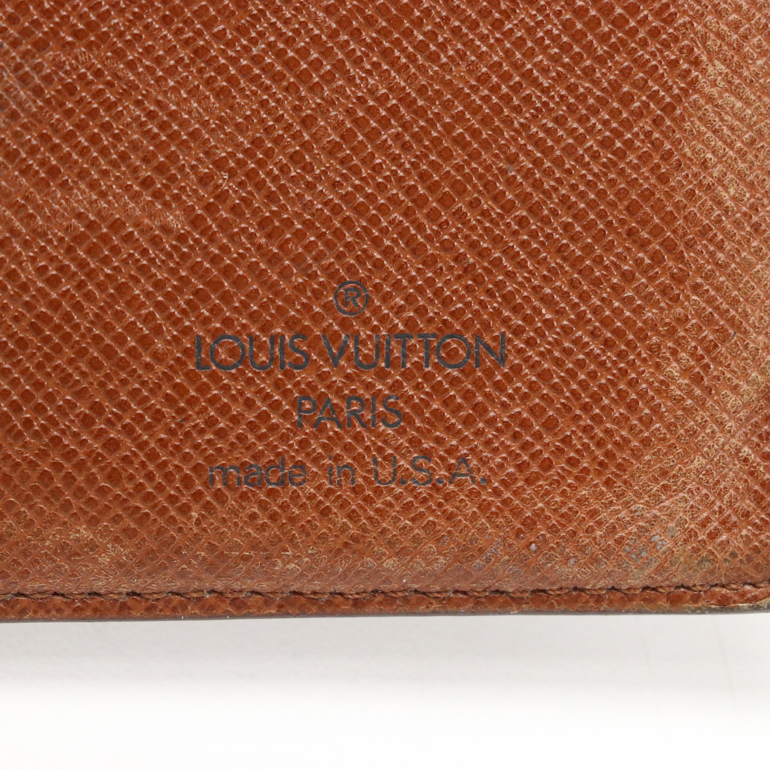 Louis Vuitton Porte Viennois Kiss Lock Coin Purse Wallet in Monogram Canvas