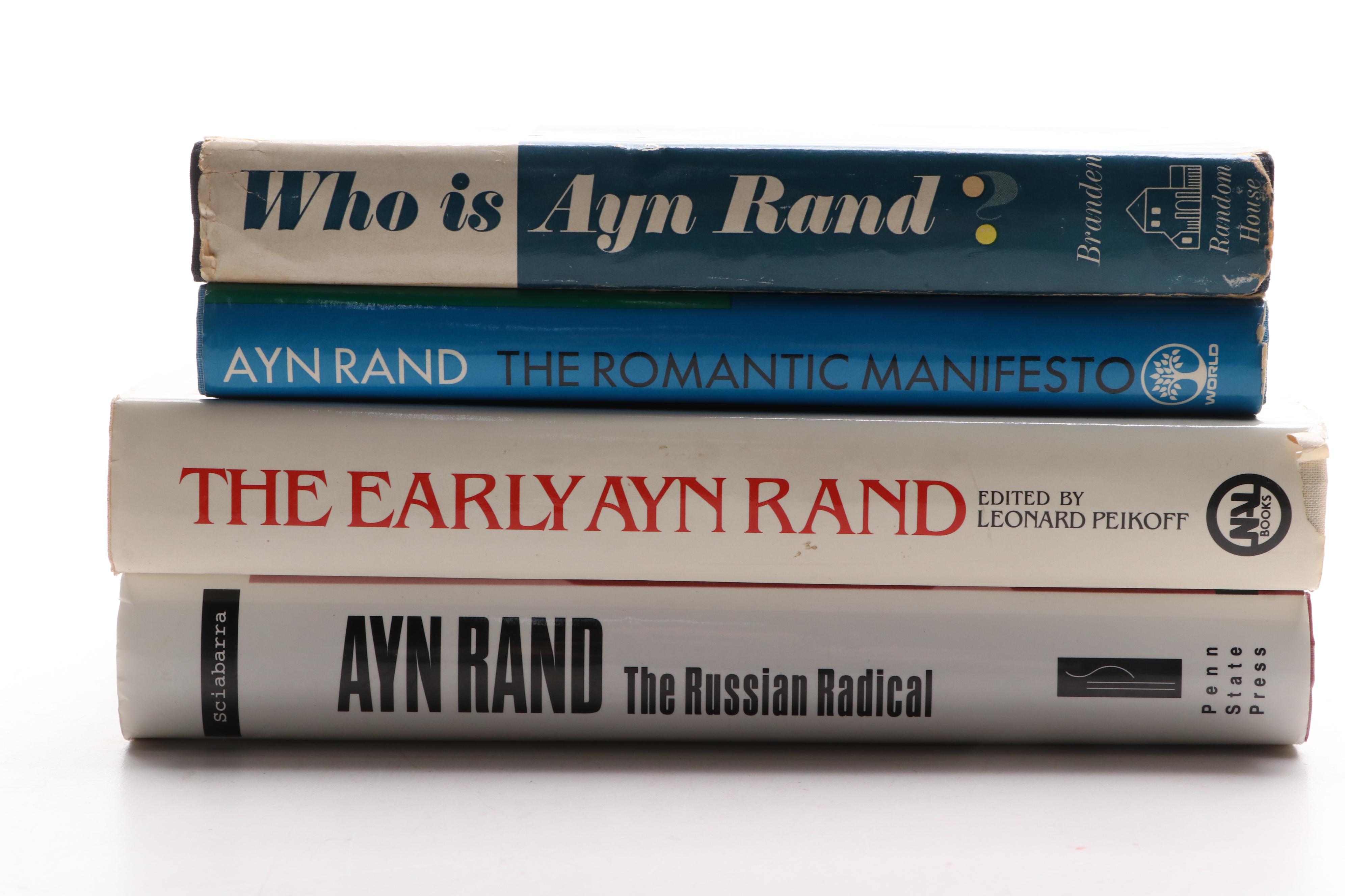 First Edition "The Early Ayn Rand" Edited by Leonard Peikoff and More