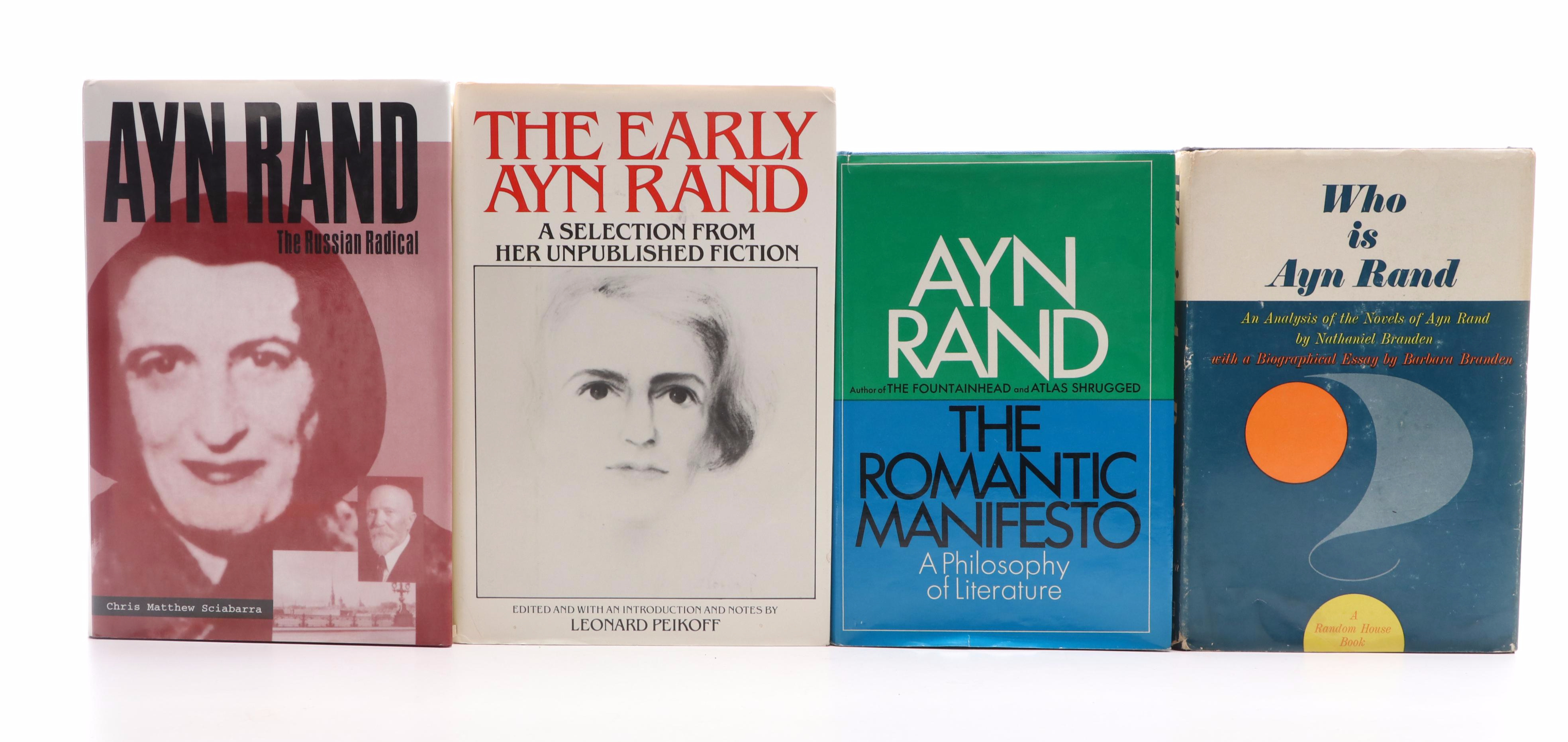 First Edition "The Early Ayn Rand" Edited by Leonard Peikoff and More