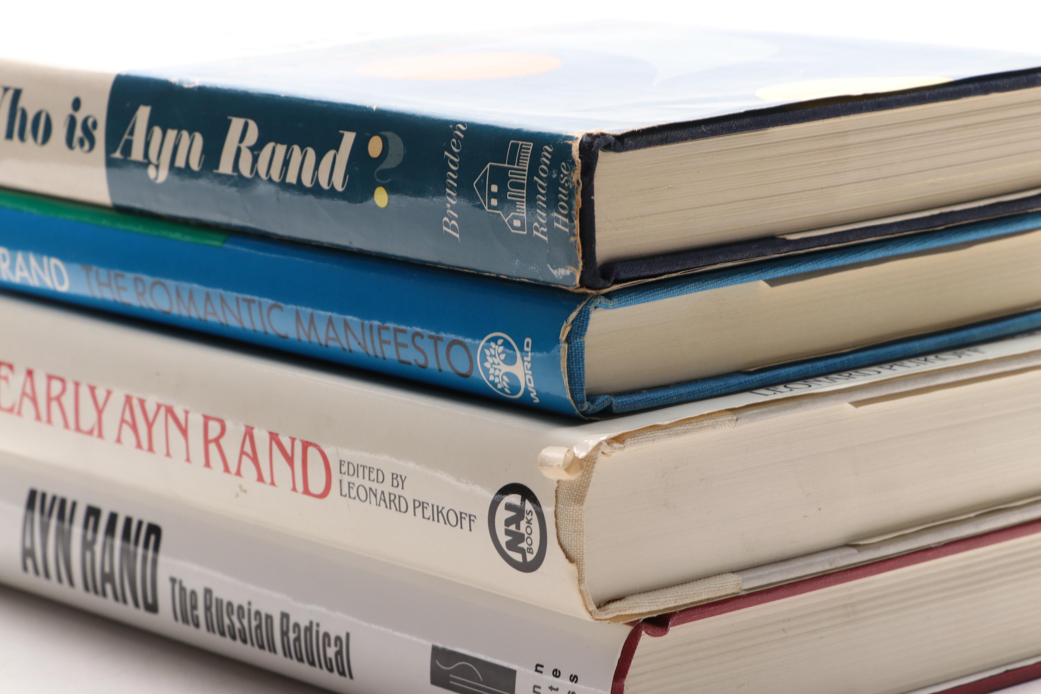 First Edition "The Early Ayn Rand" Edited by Leonard Peikoff and More