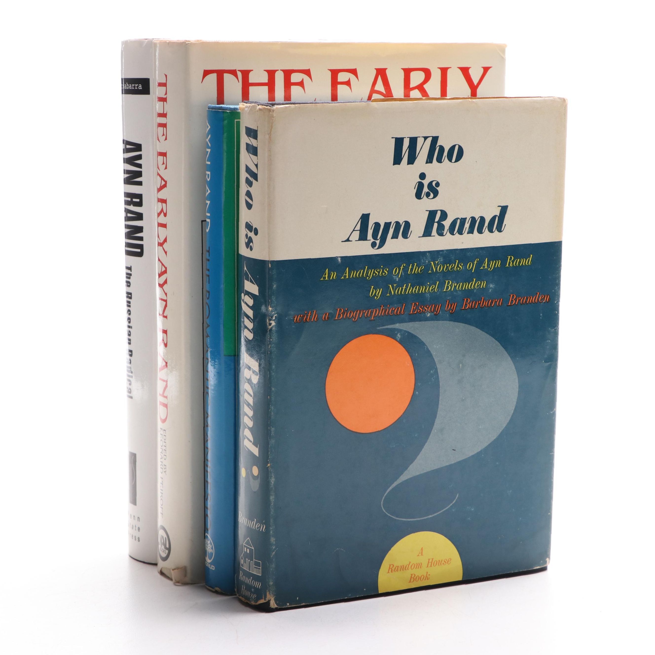 First Edition "The Early Ayn Rand" Edited by Leonard Peikoff and More