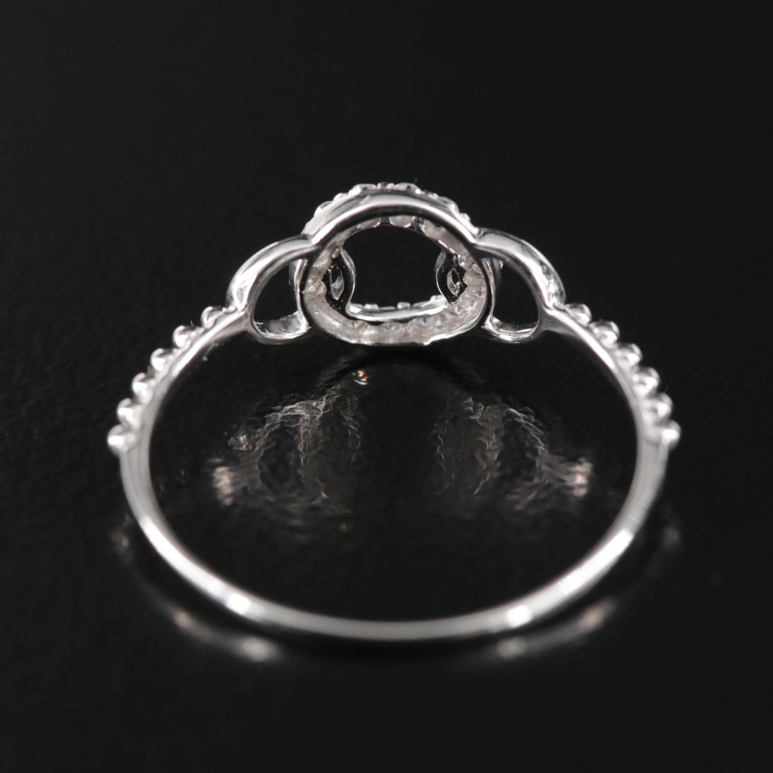 18K 0.10 CTW Diamond Ring