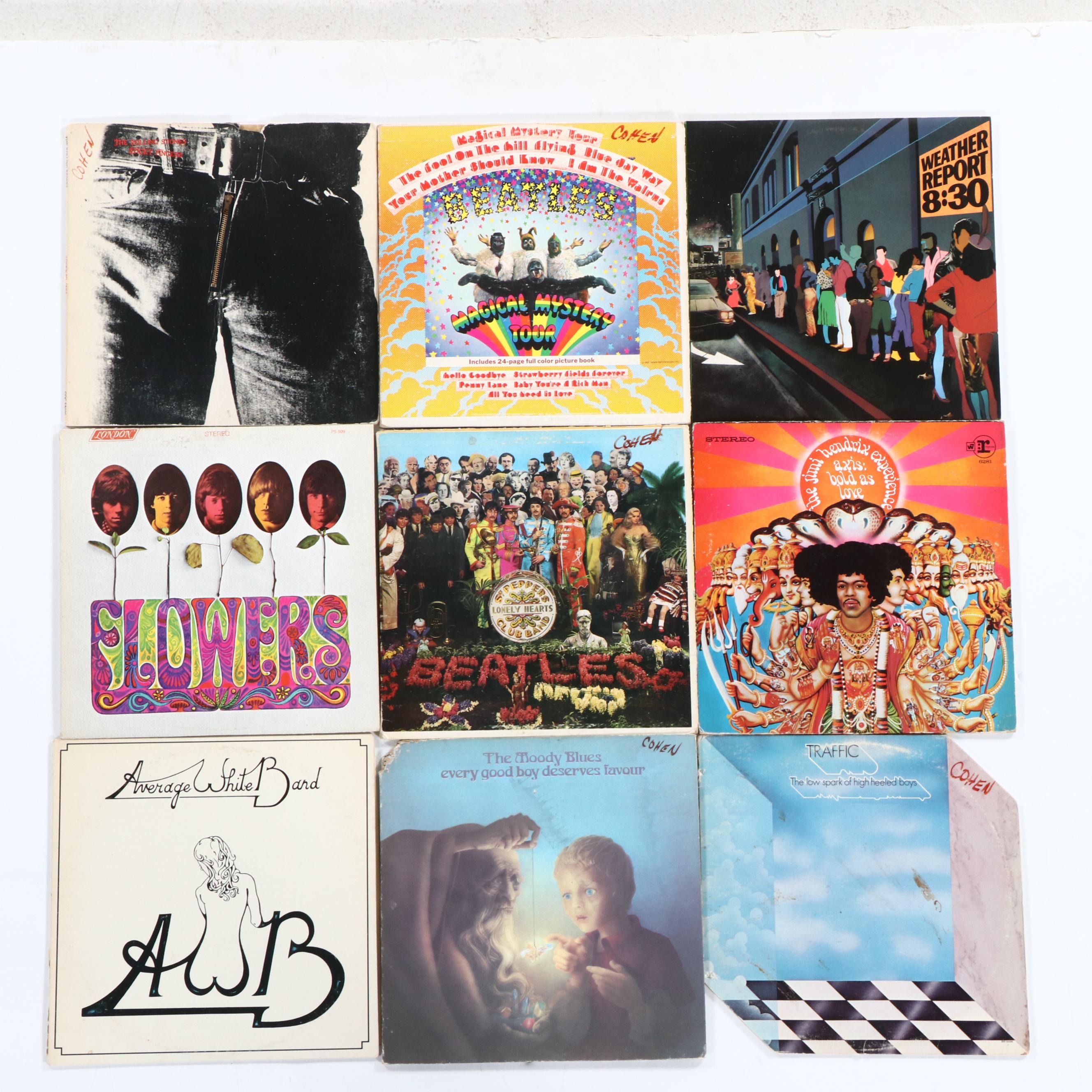 The Rolling Stones, The Beatles, Jefferson Starship and More Vinyl Records