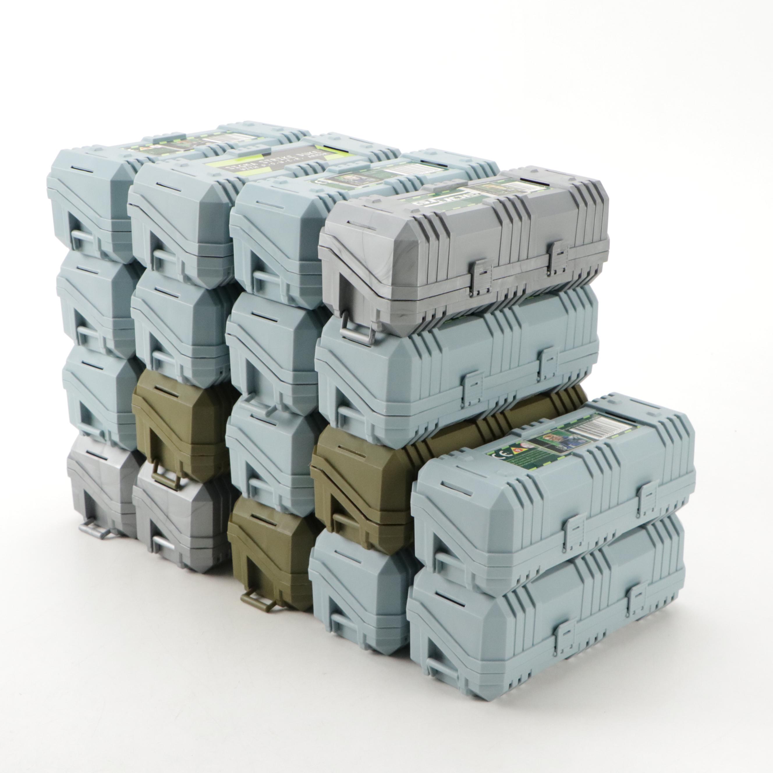 Hasbro Plastic G. I. Joe Action Figure Accessories with Plastic Cases