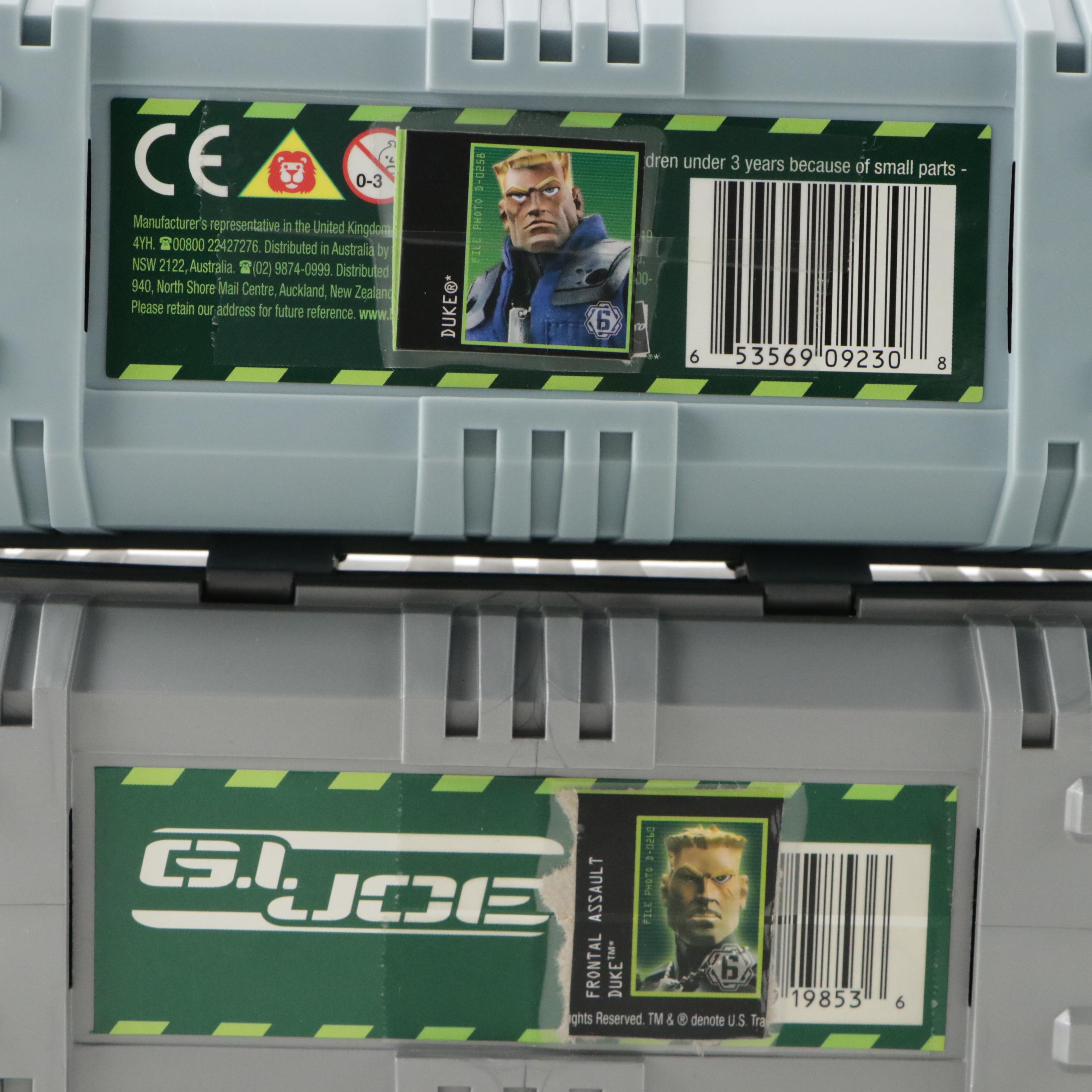 Hasbro Plastic G. I. Joe Action Figure Accessories with Plastic Cases