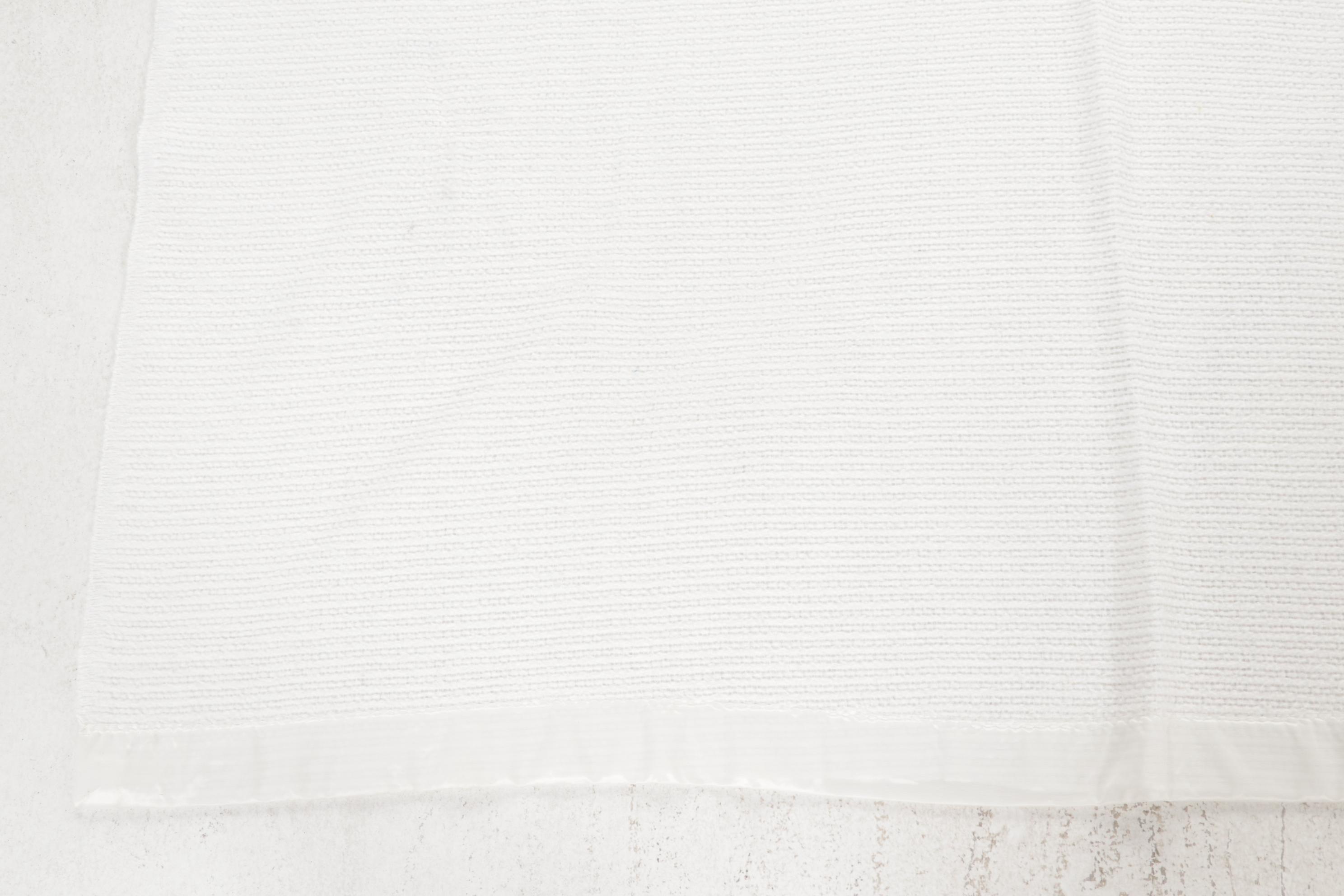 Wool Blanket with Satin Trim, Waffle Weave Blanket, and Chenille Bedspread