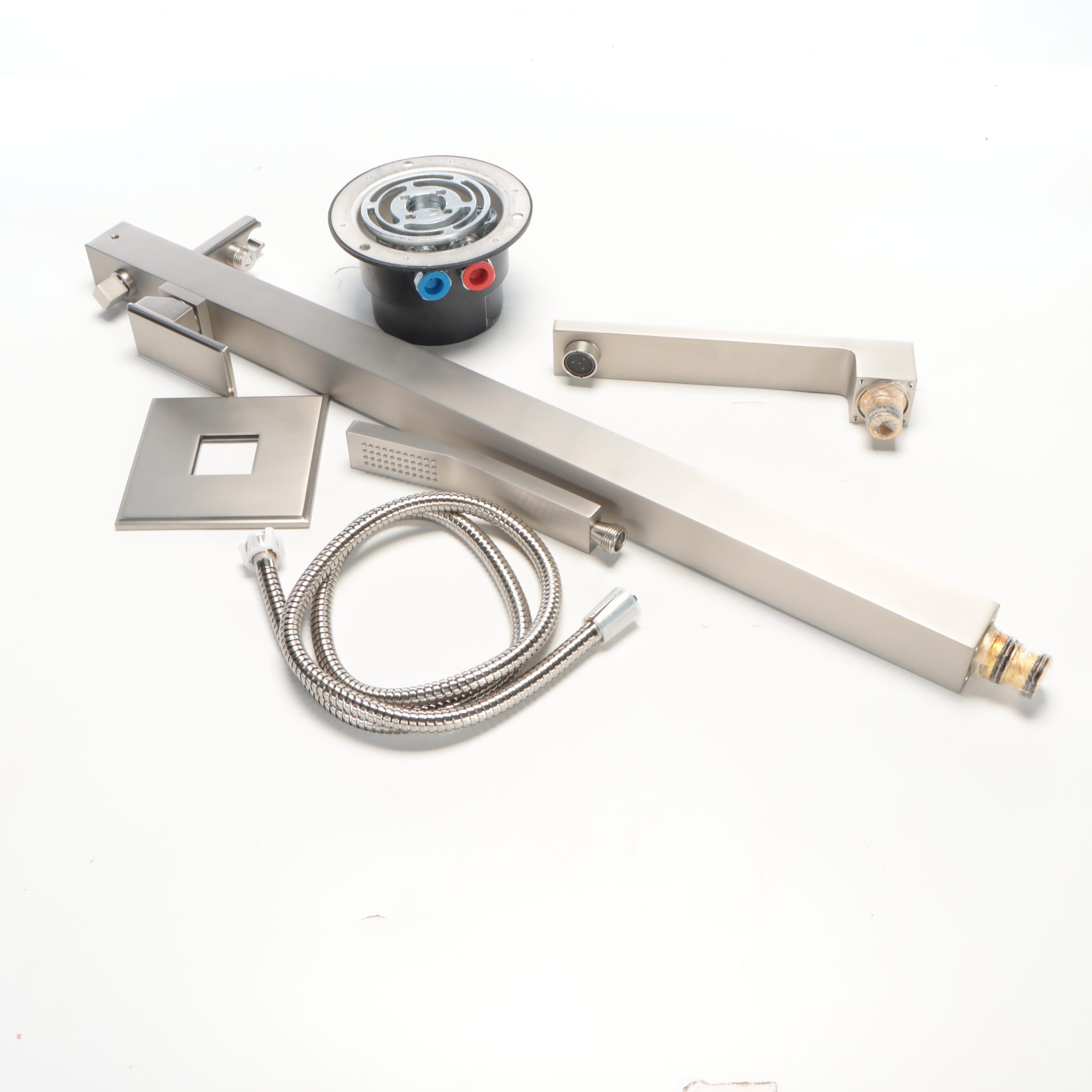 Freestanding Tub Faucet and Hand Shower