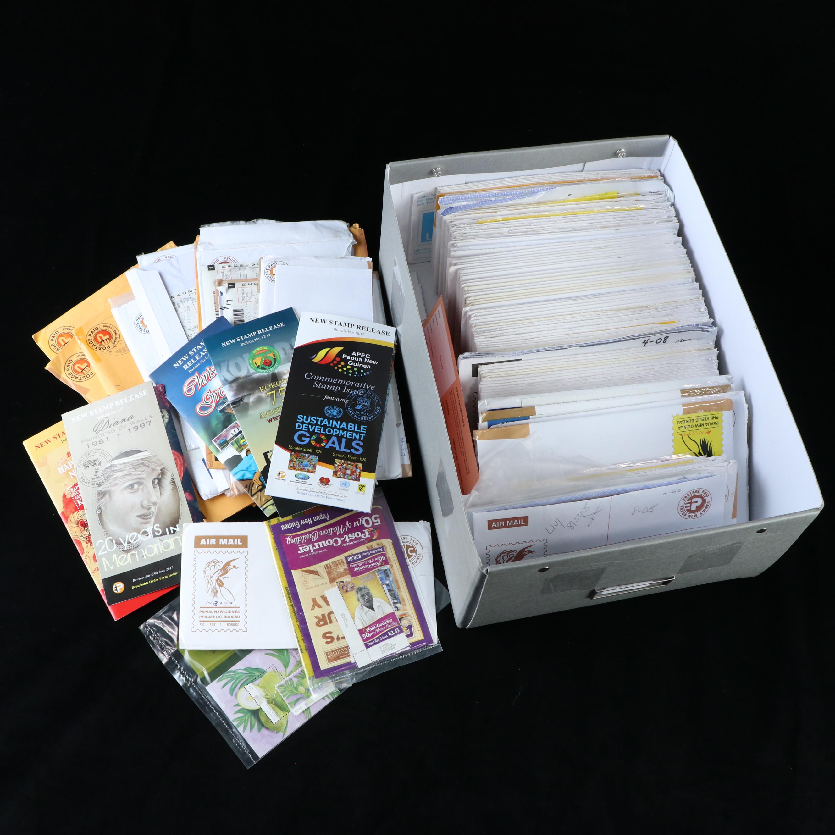 Extensive Papua New Guinea Postage Stamp Collection