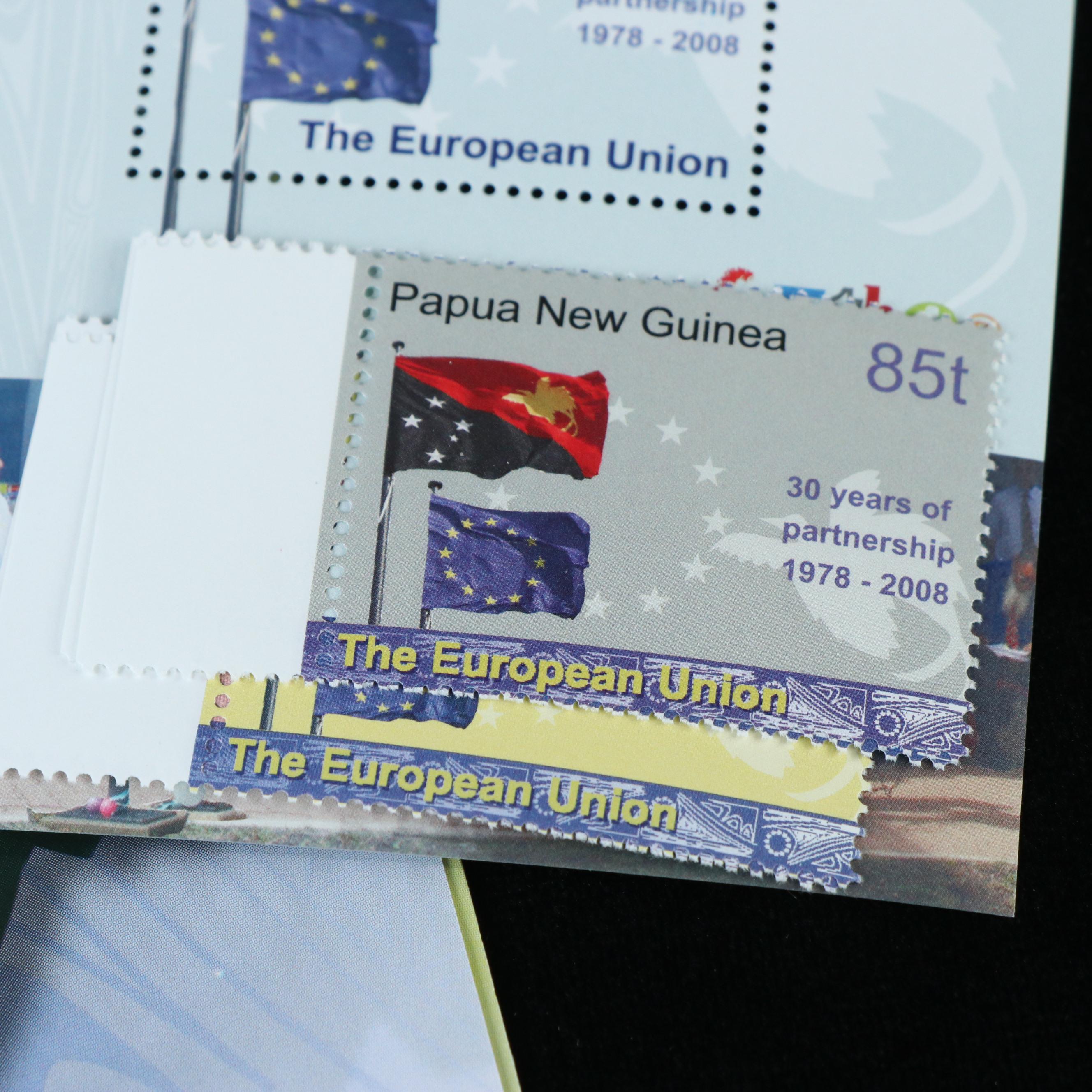 Extensive Papua New Guinea Postage Stamp Collection