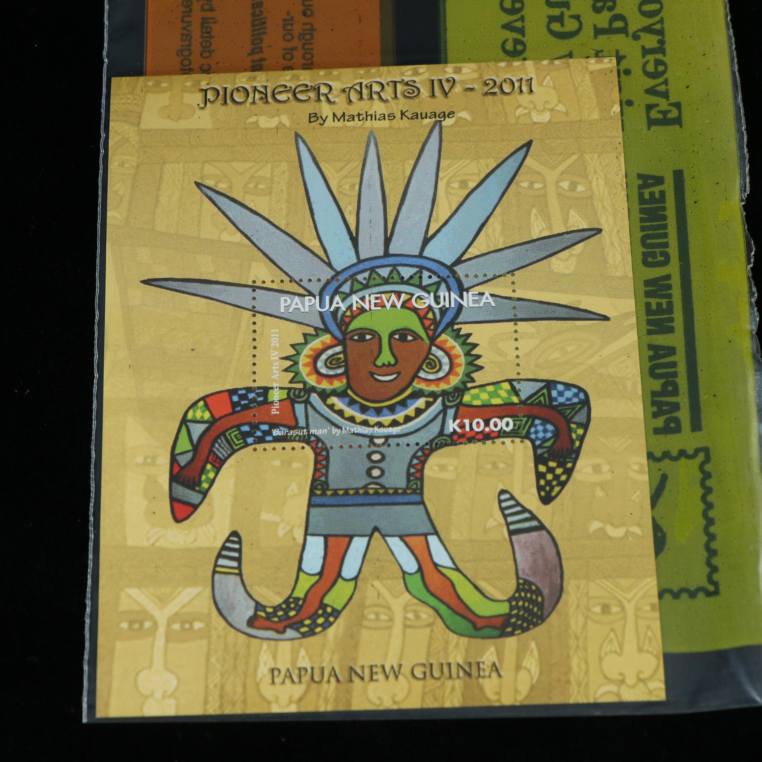 Extensive Papua New Guinea Postage Stamp Collection