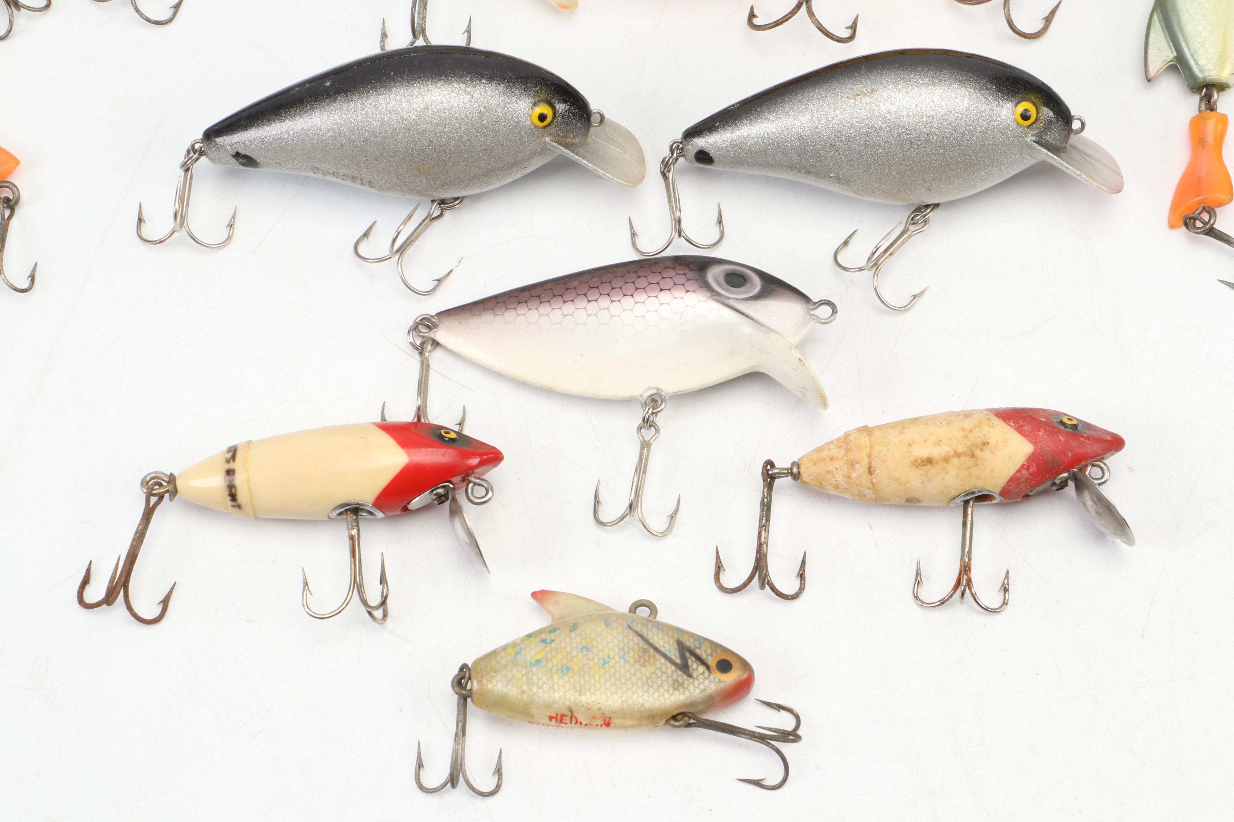 Heddon Super Sonic and Tiger with Cotton Cordell Big O and More Fishing Lures