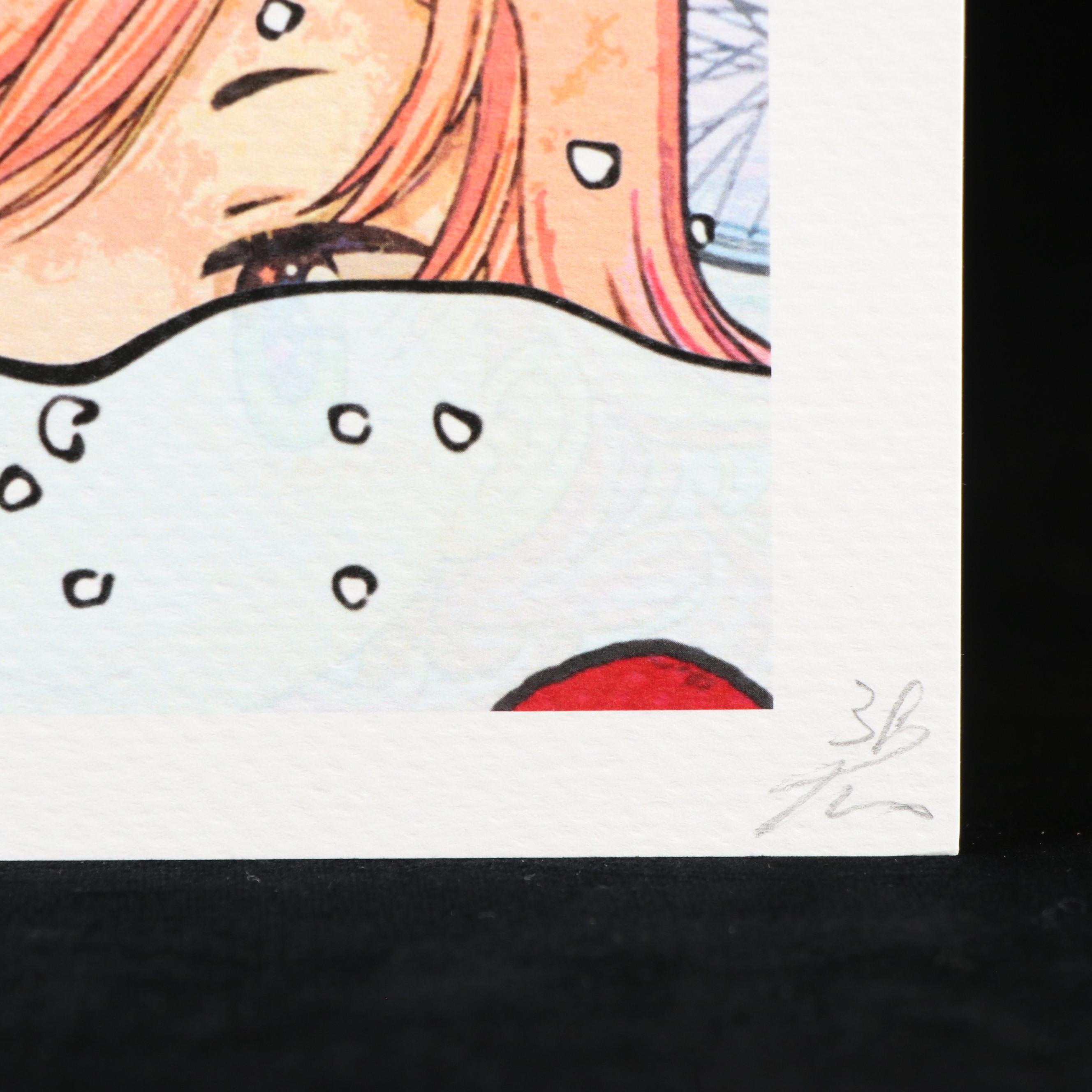 Death NYC Pop Art Graphic Print of The Peanuts Gang &n Anime Characters