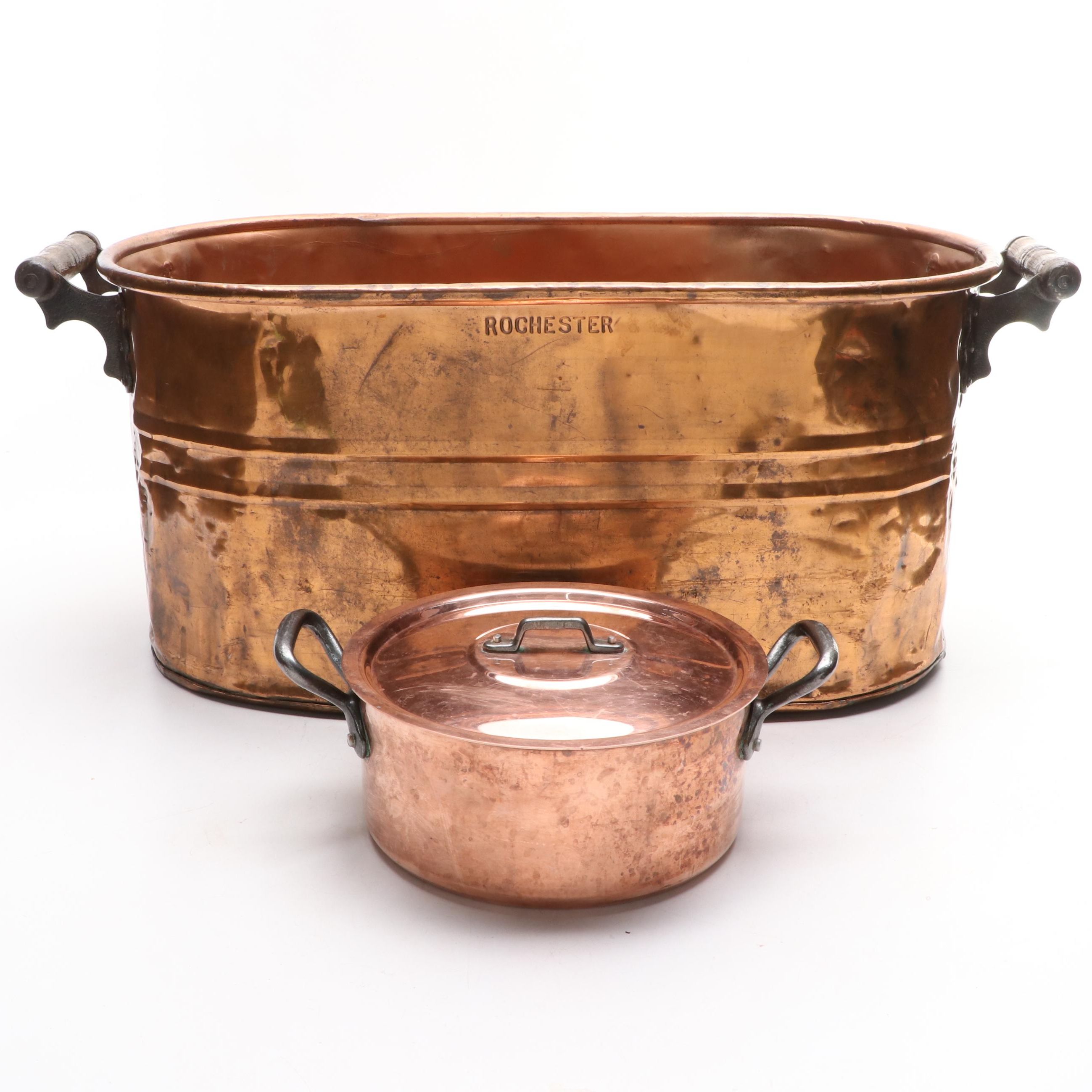 Rochester Copper Boiler with Baumalu Copper Pot