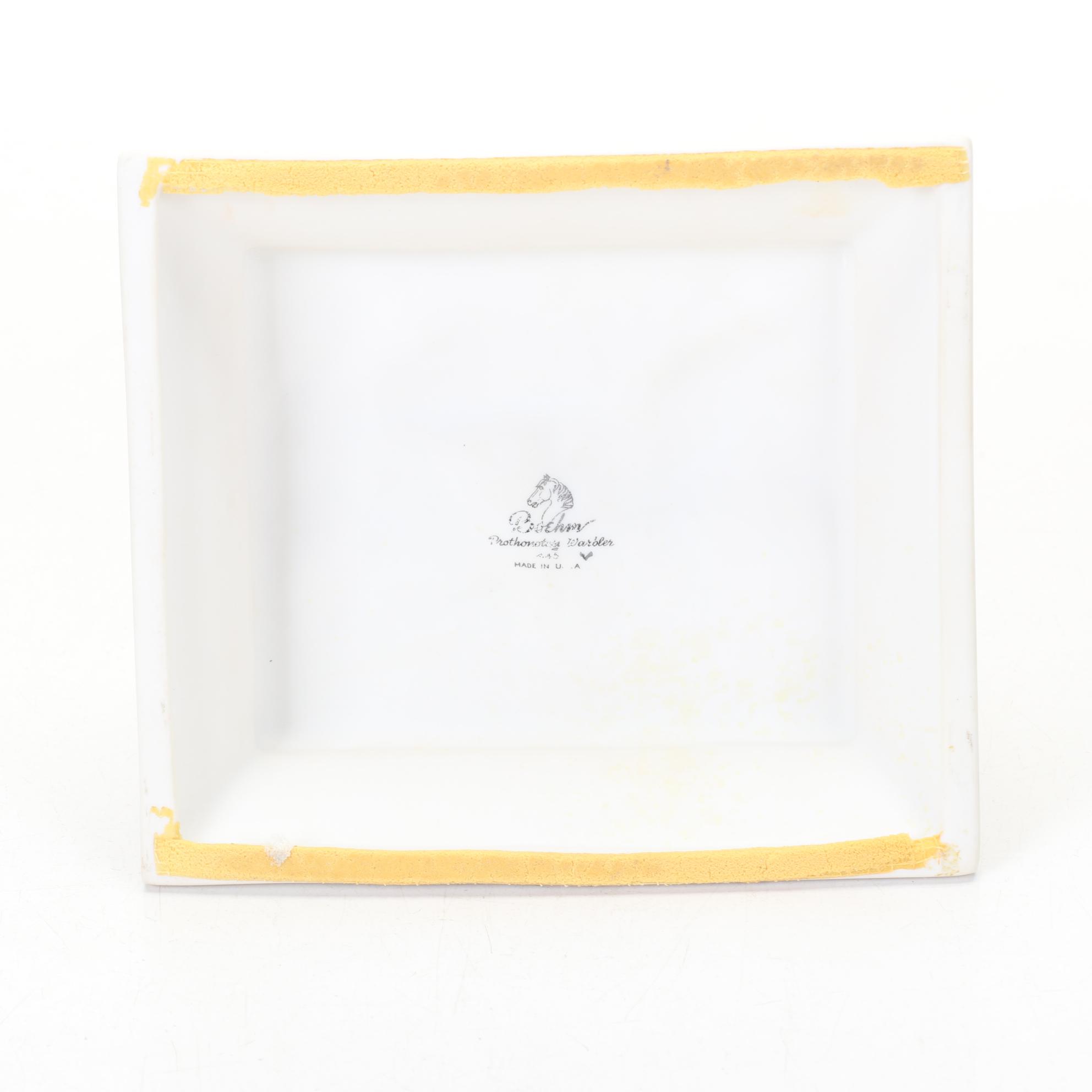 Boehm Limited Edition "Black-Throated Blue Warbler" and Other Boehm Figurines