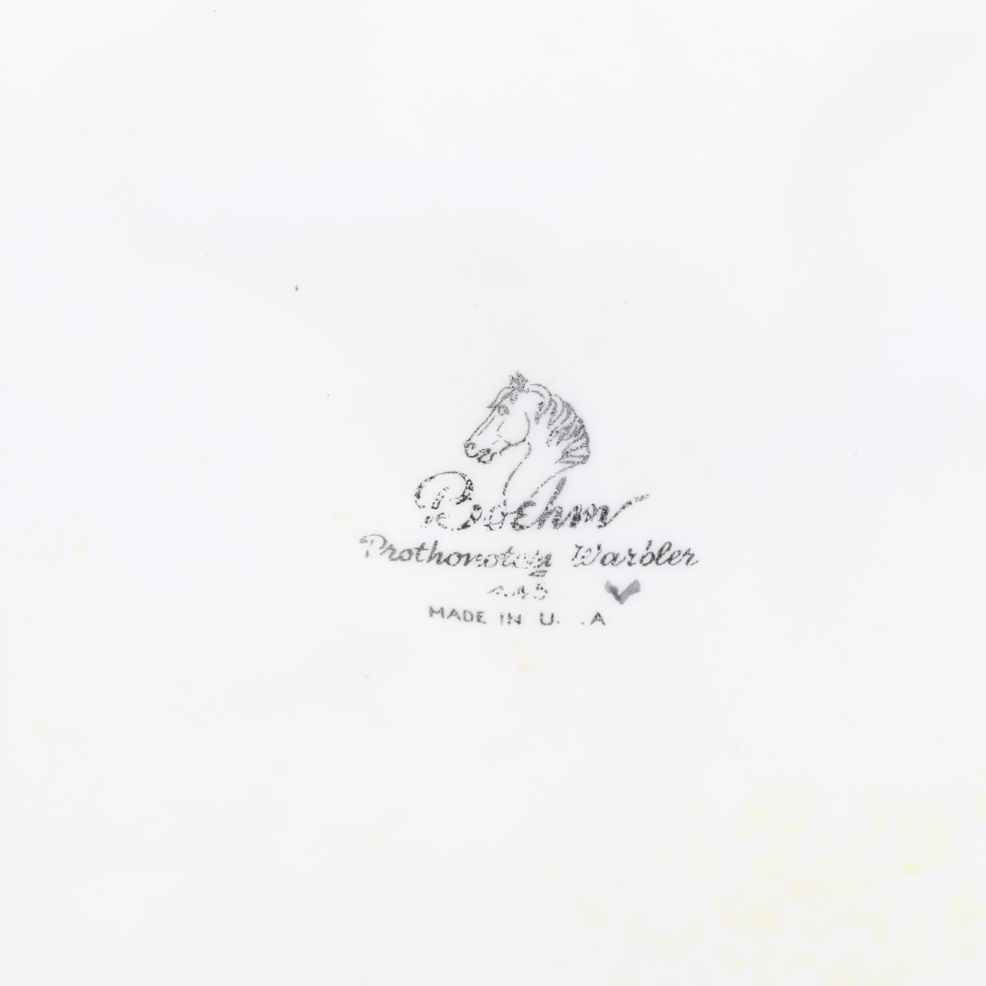 Boehm Limited Edition "Black-Throated Blue Warbler" and Other Boehm Figurines