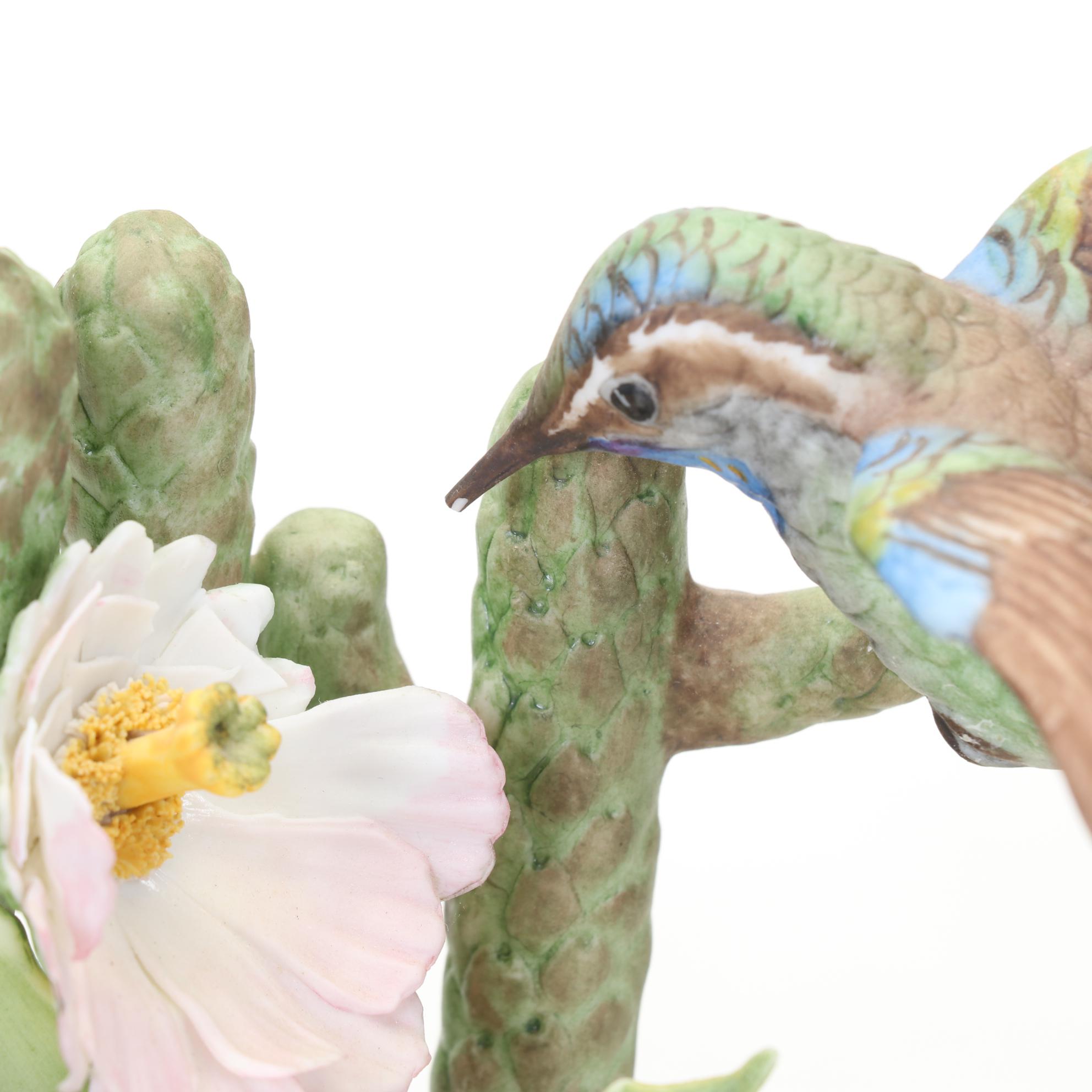 Boehm Limited Edition "Black-Throated Blue Warbler" and Other Boehm Figurines