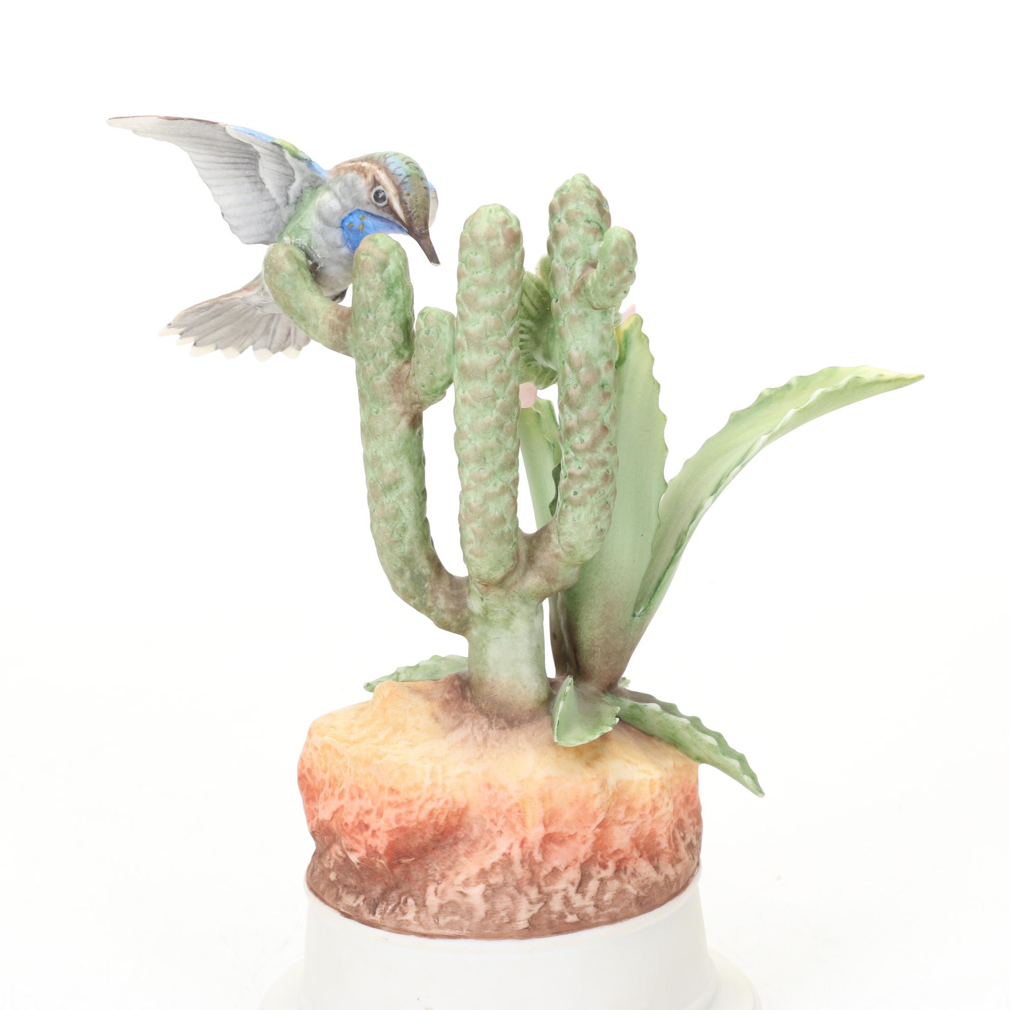 Boehm Limited Edition "Black-Throated Blue Warbler" and Other Boehm Figurines