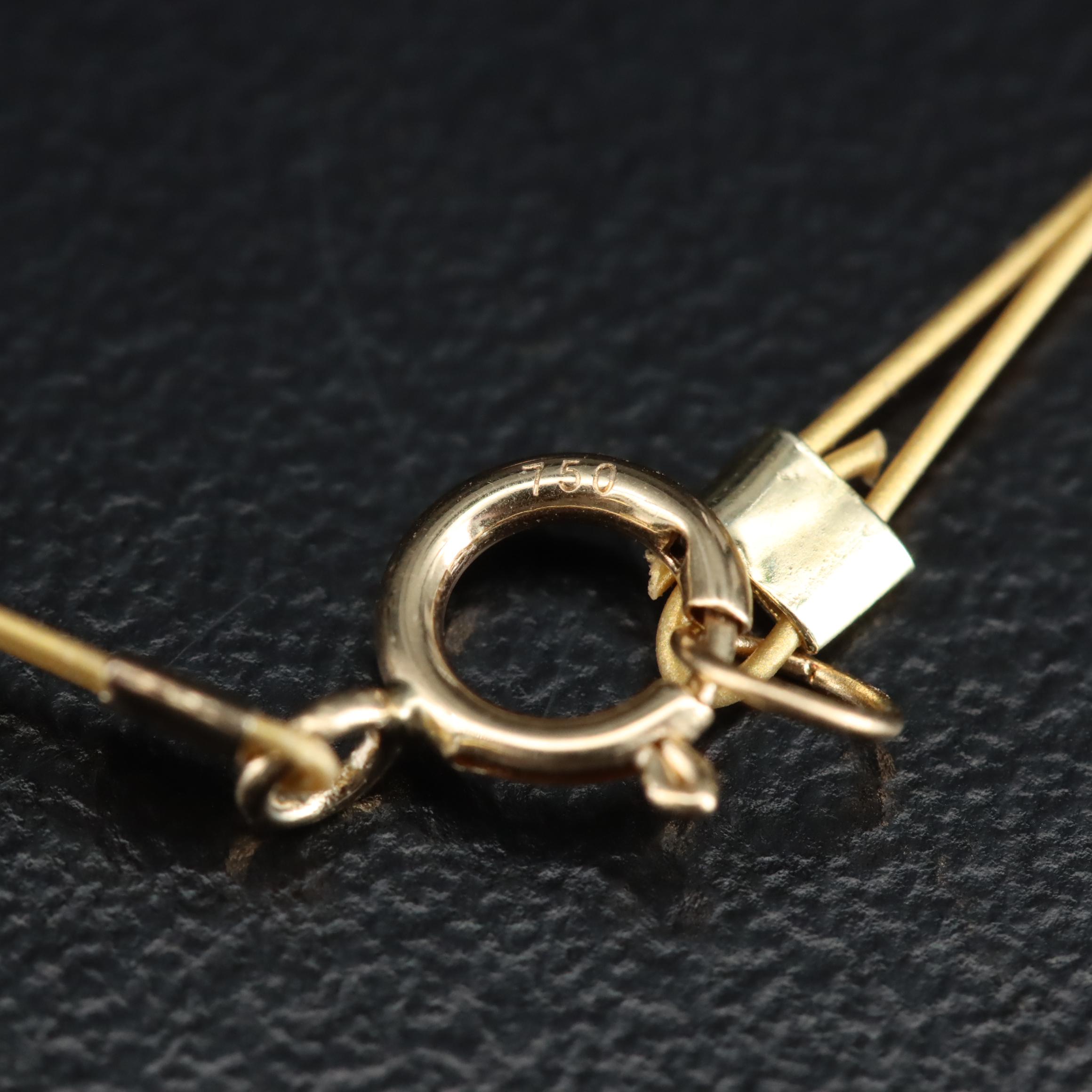 Pearl Two Strand Necklace with 18K Clasp