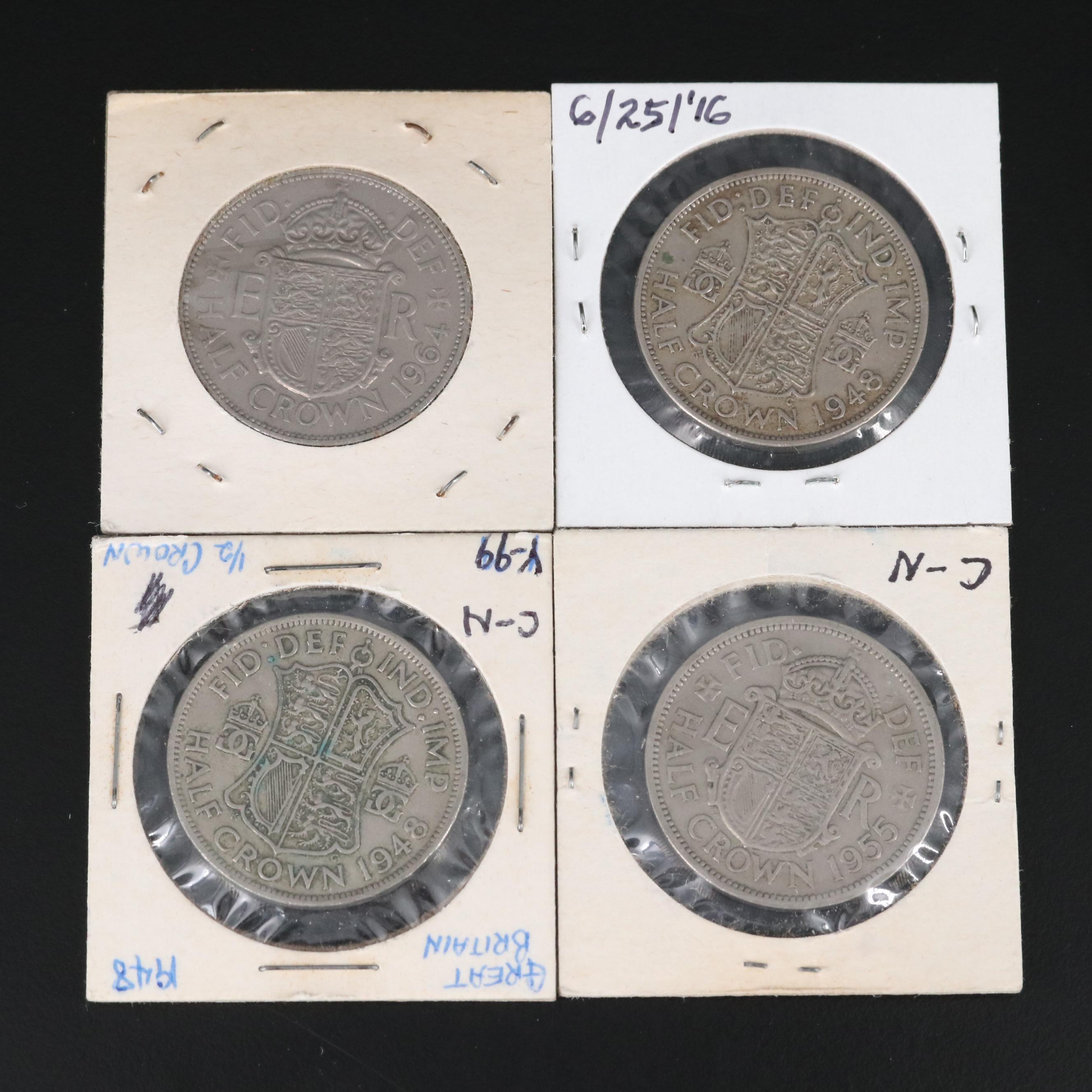 Collection of Thirty-Five Great Britain Assorted Coins