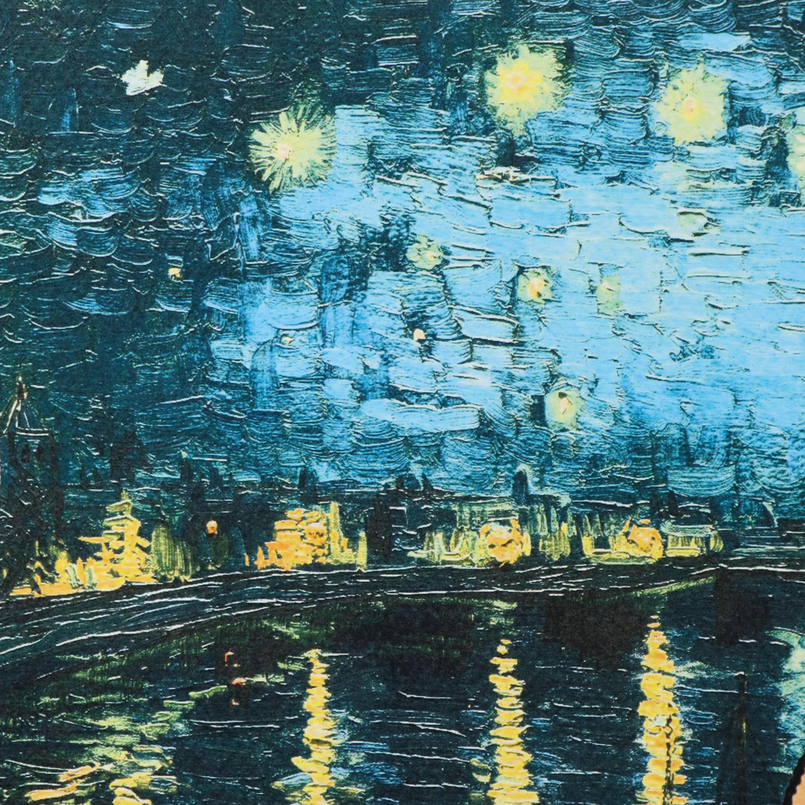 Death NYC Pop Art Graphic Print of Charlie Brown & Snoopy x Vincent van Gogh