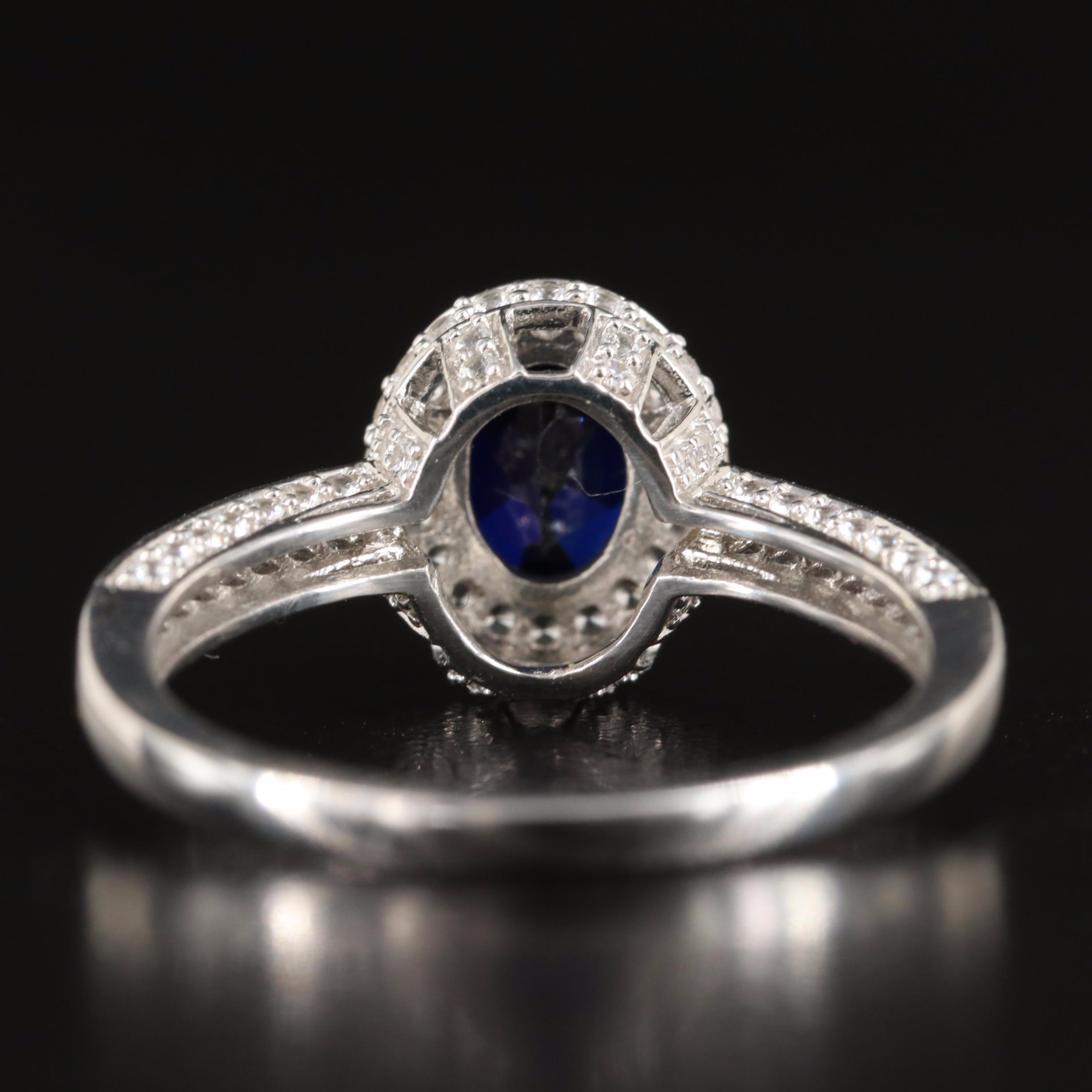 Sterling Sapphire Ring