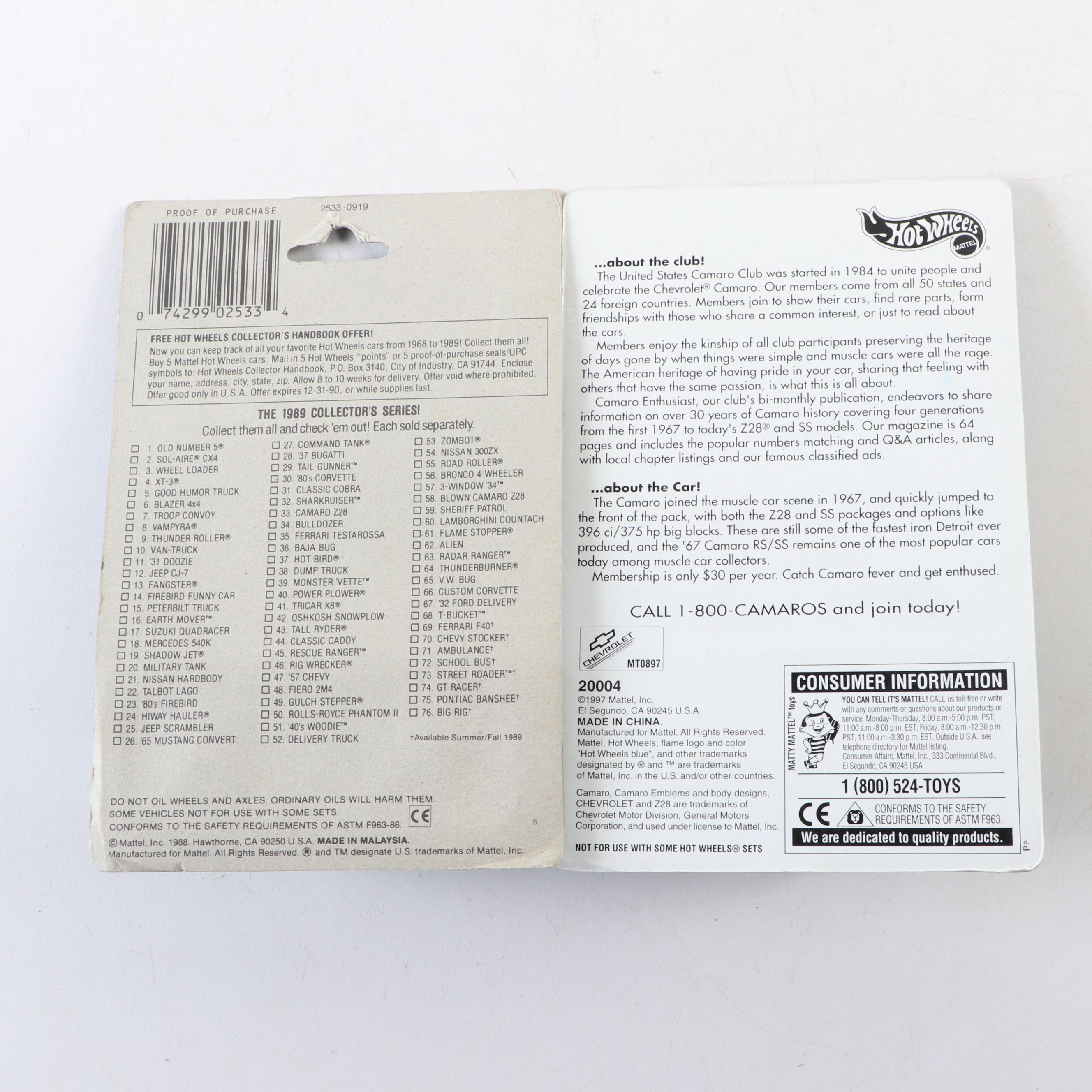 Hot Wheels Limited Edition "'65 Mustang Convertible" and More Toy Cars