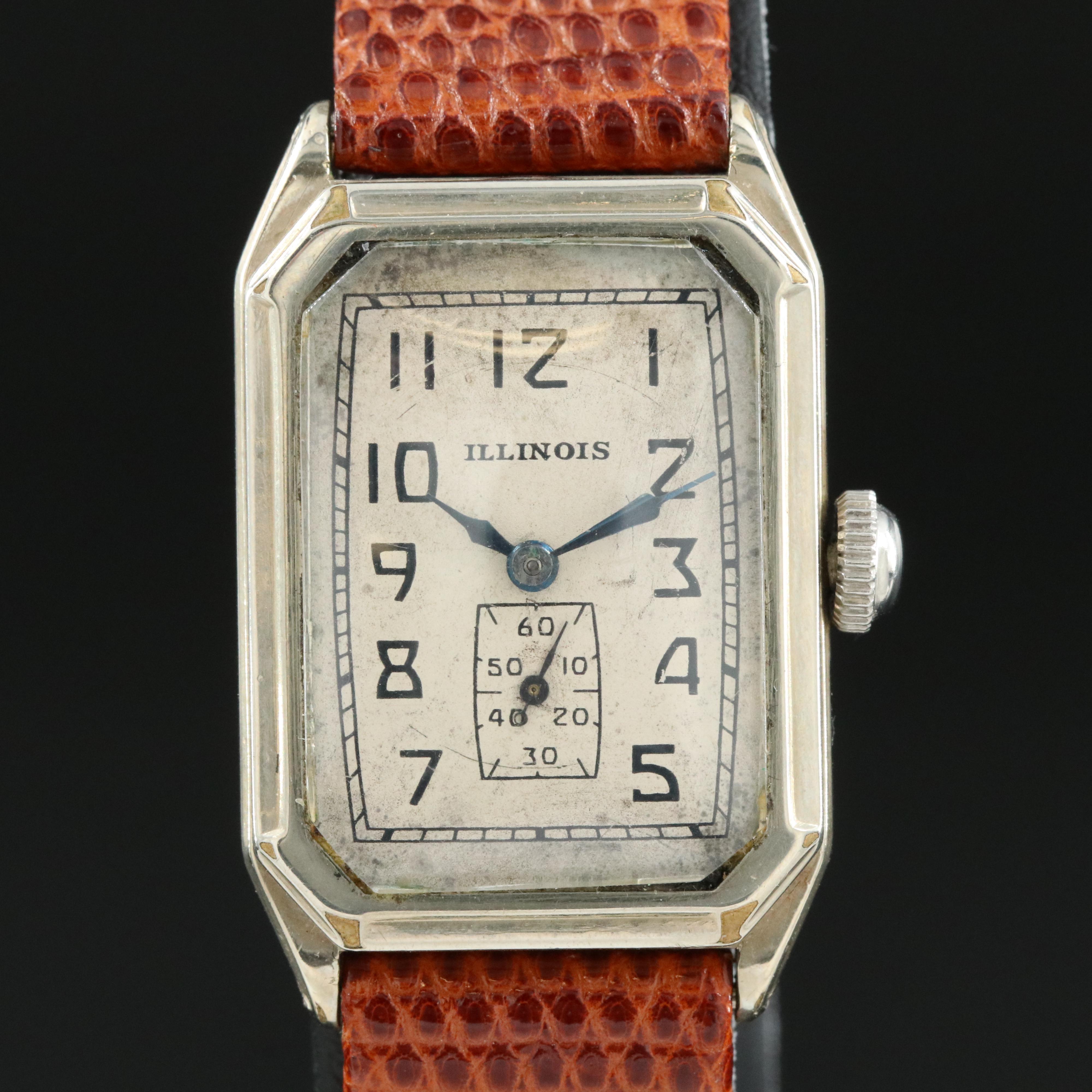 Vintage Illinois Gold-Filled Stem Wind Watch