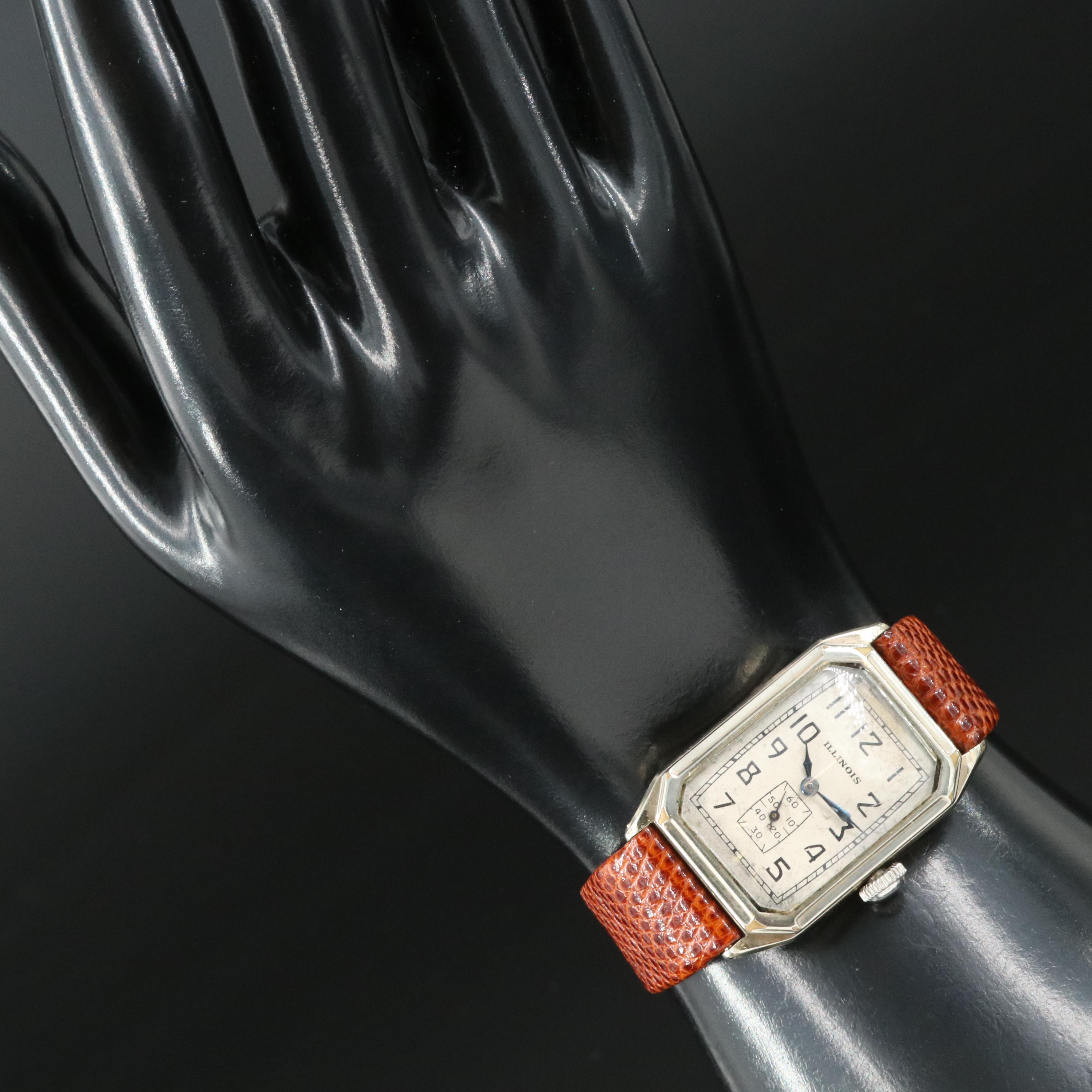 Vintage Illinois Gold-Filled Stem Wind Watch