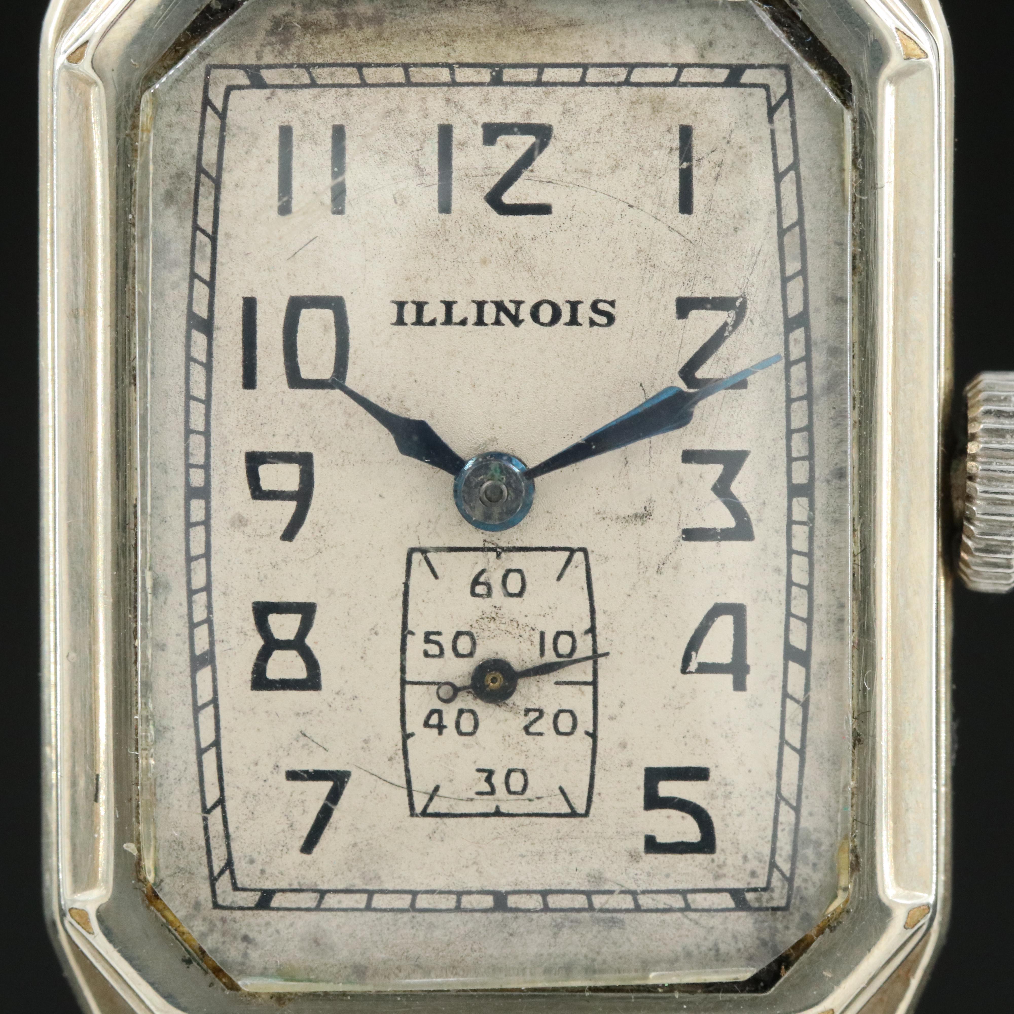 Vintage Illinois Gold-Filled Stem Wind Watch