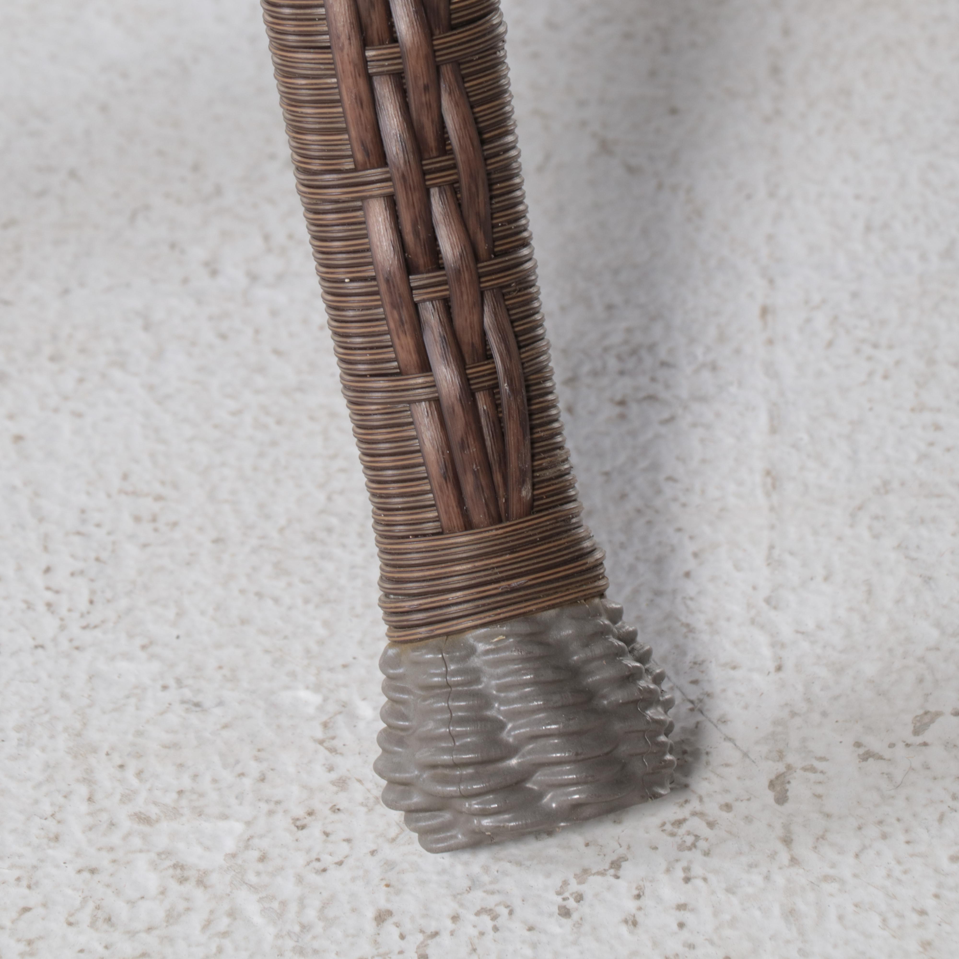 Better Homes and Gardens Resin Wicker and Glass Top Patio Side Table