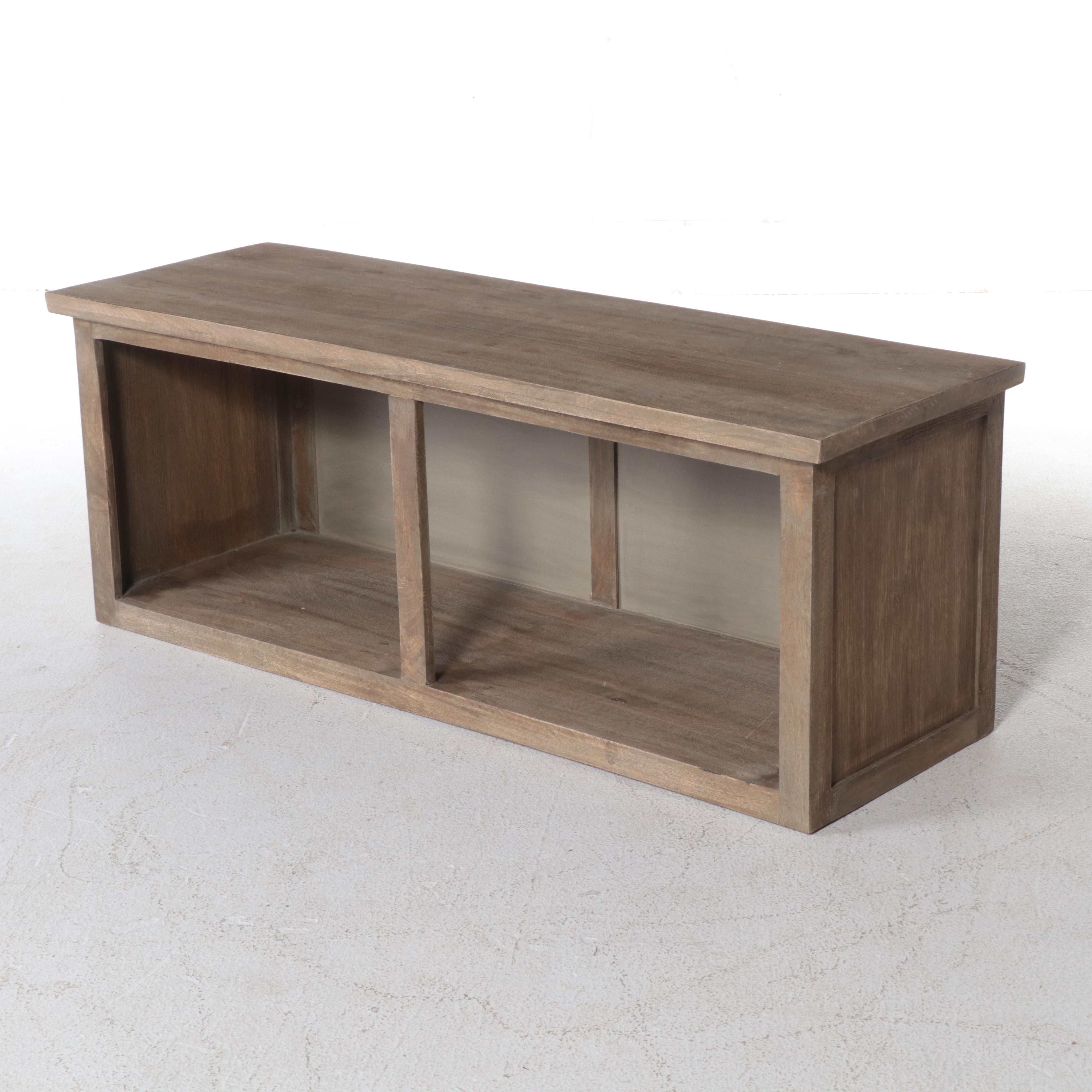 Contemporary Entryway Storage Bench