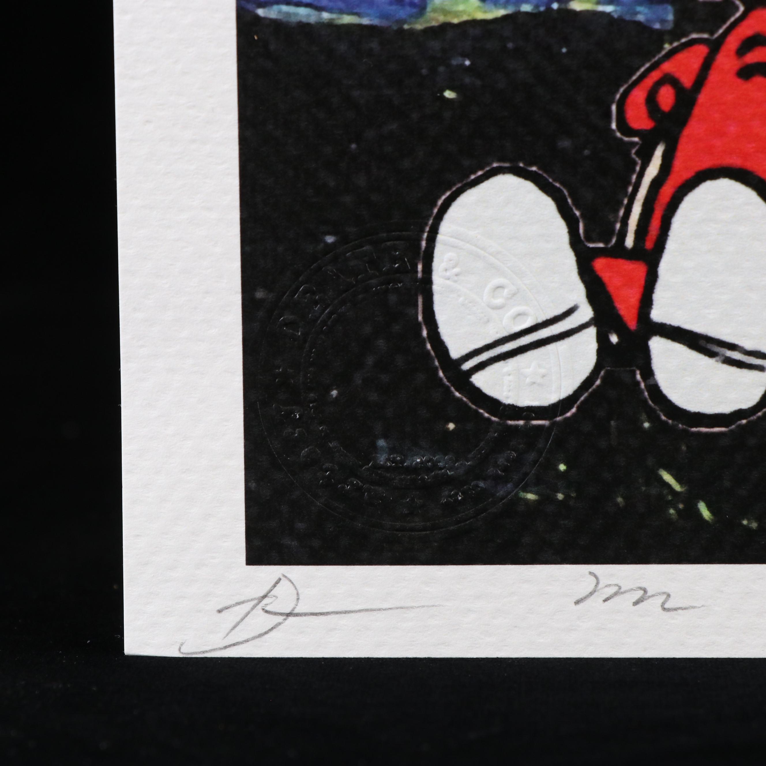 Death NYC Pop Art Graphic Print of The Peanuts Gang x Vincent van Gogh