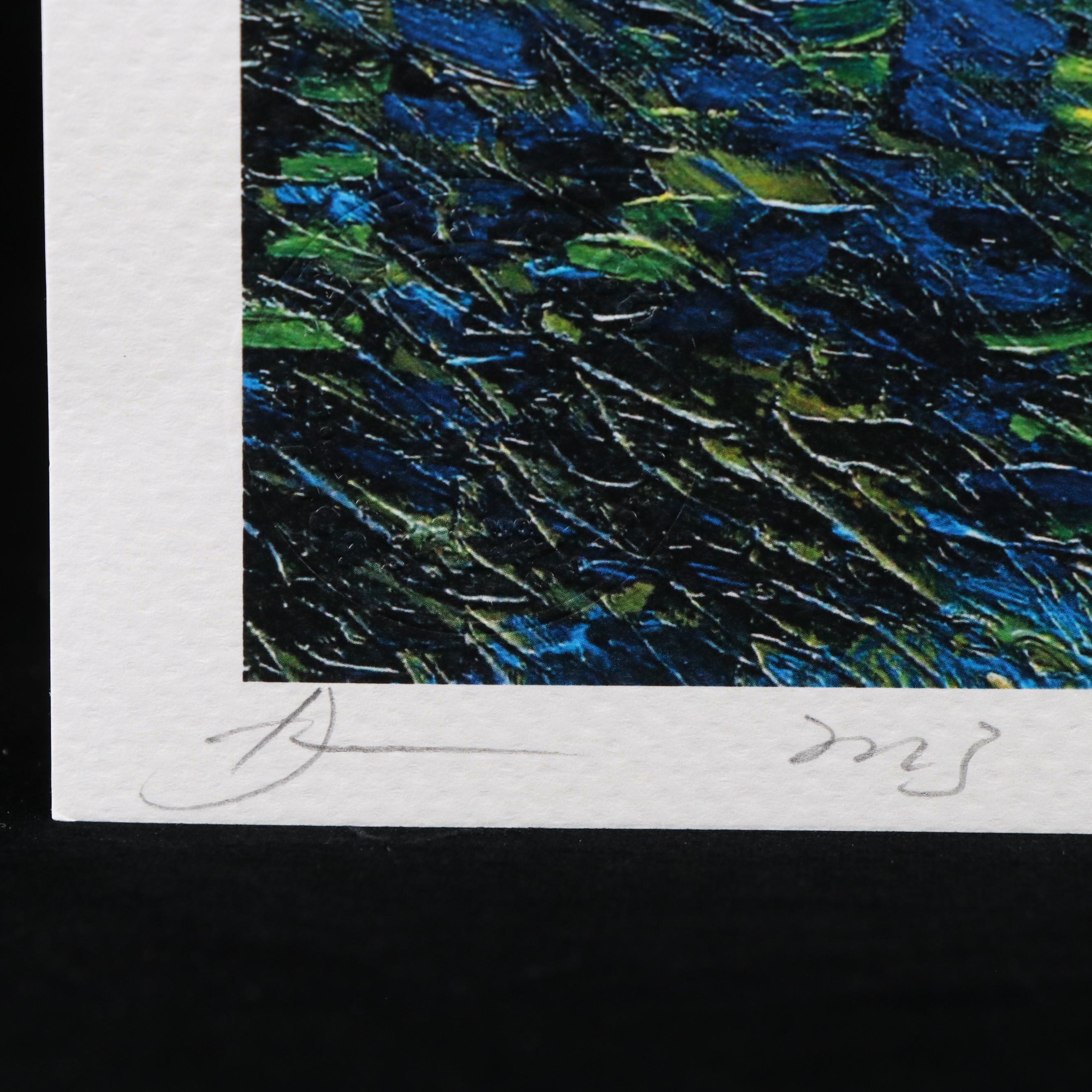 Death NYC Pop Art Graphic Print of Magic Johnson & MIchael Jordan x Starry Night