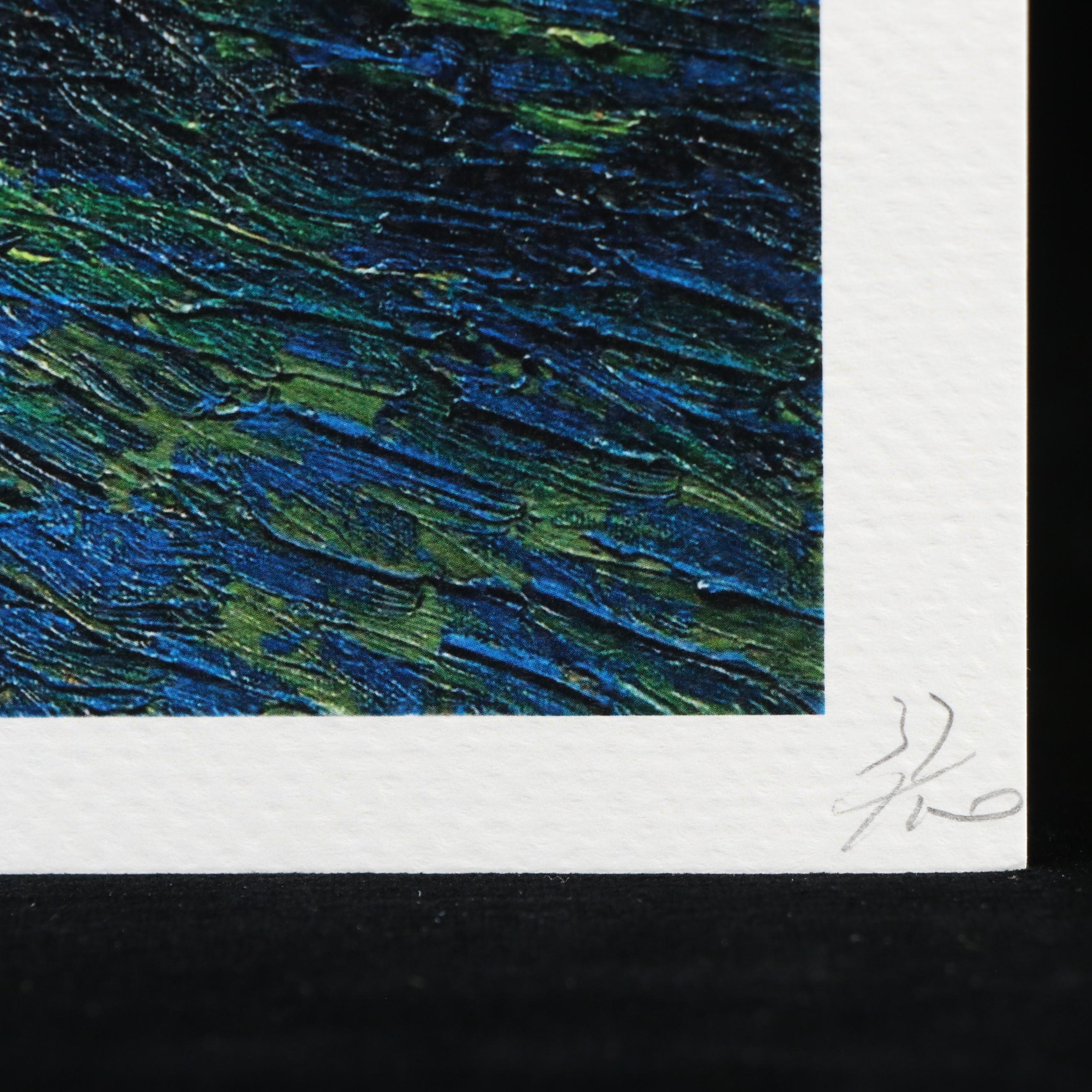 Death NYC Pop Art Graphic Print of Magic Johnson & MIchael Jordan x Starry Night