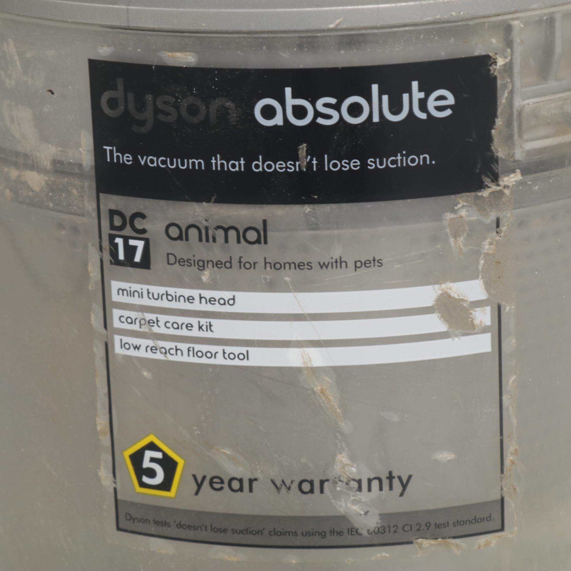 Dyson DC17 Animal Root Cyclone Bagless Upright Vacuum Cleaner EBTH