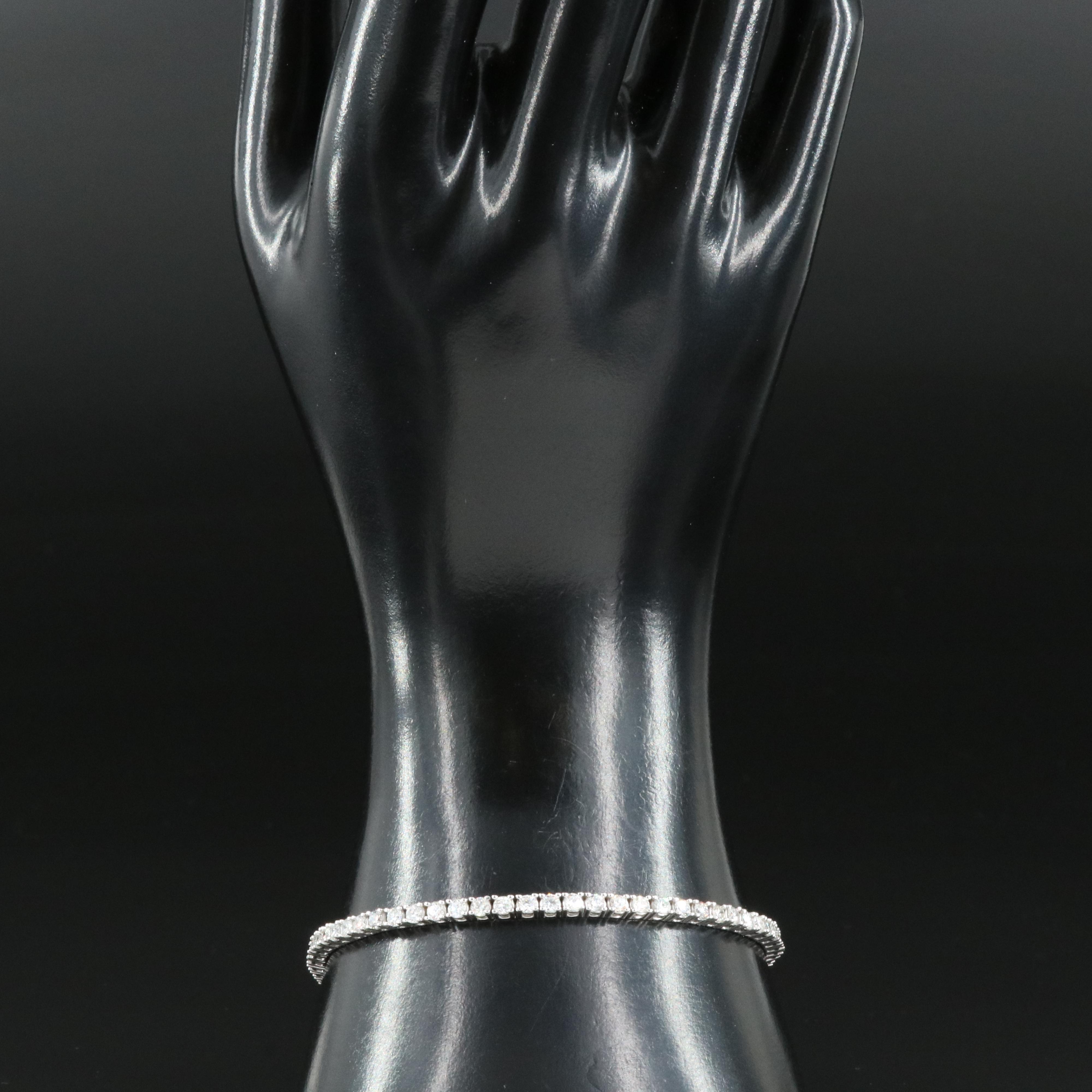 14K 3.24 CTW Diamond Tennis Bracelet