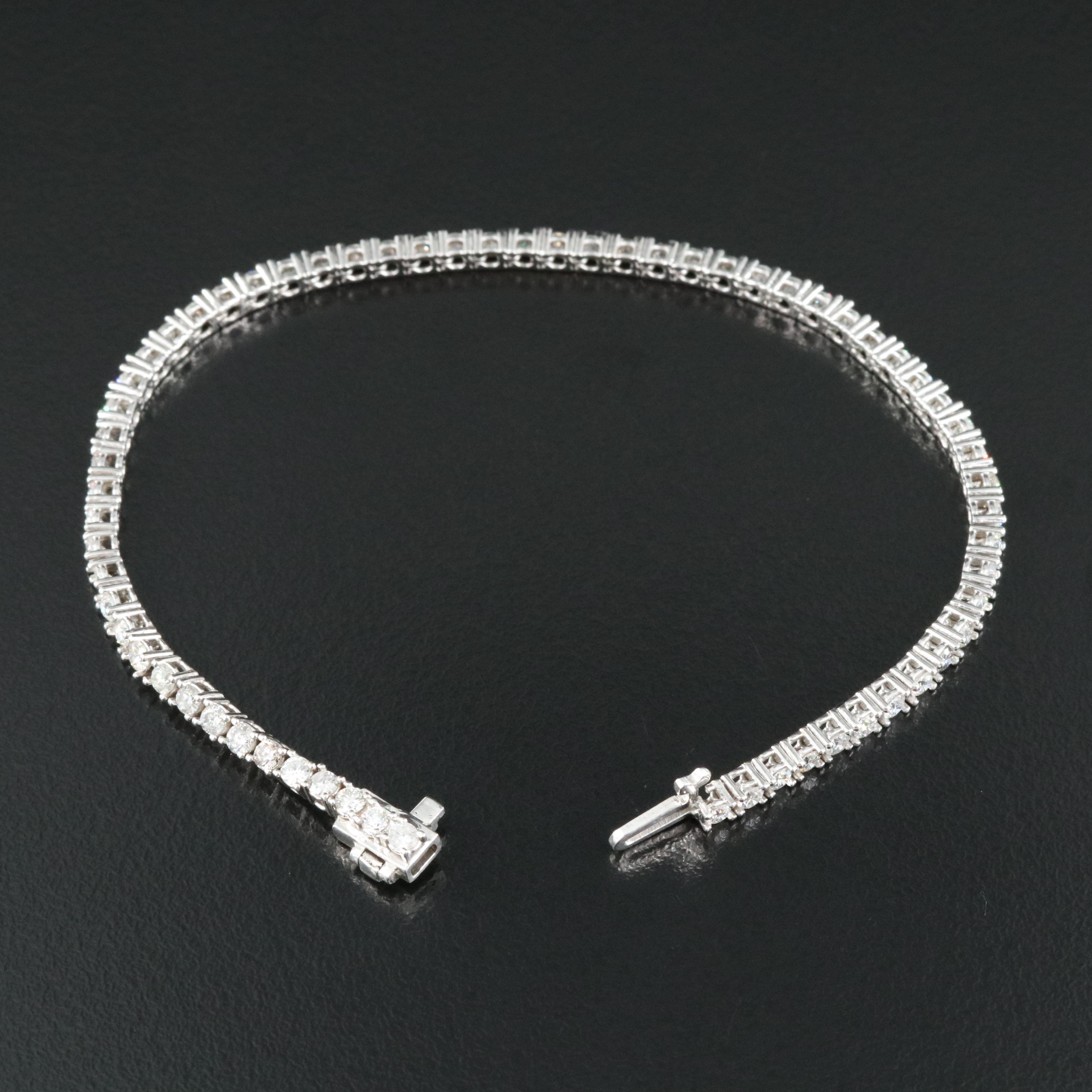 14K 3.24 CTW Diamond Tennis Bracelet